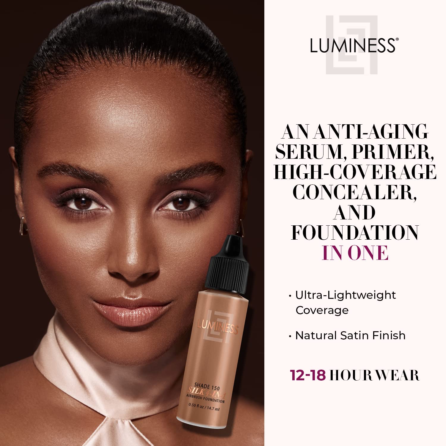 luminess 4 in 1 silk airbrush foundation system