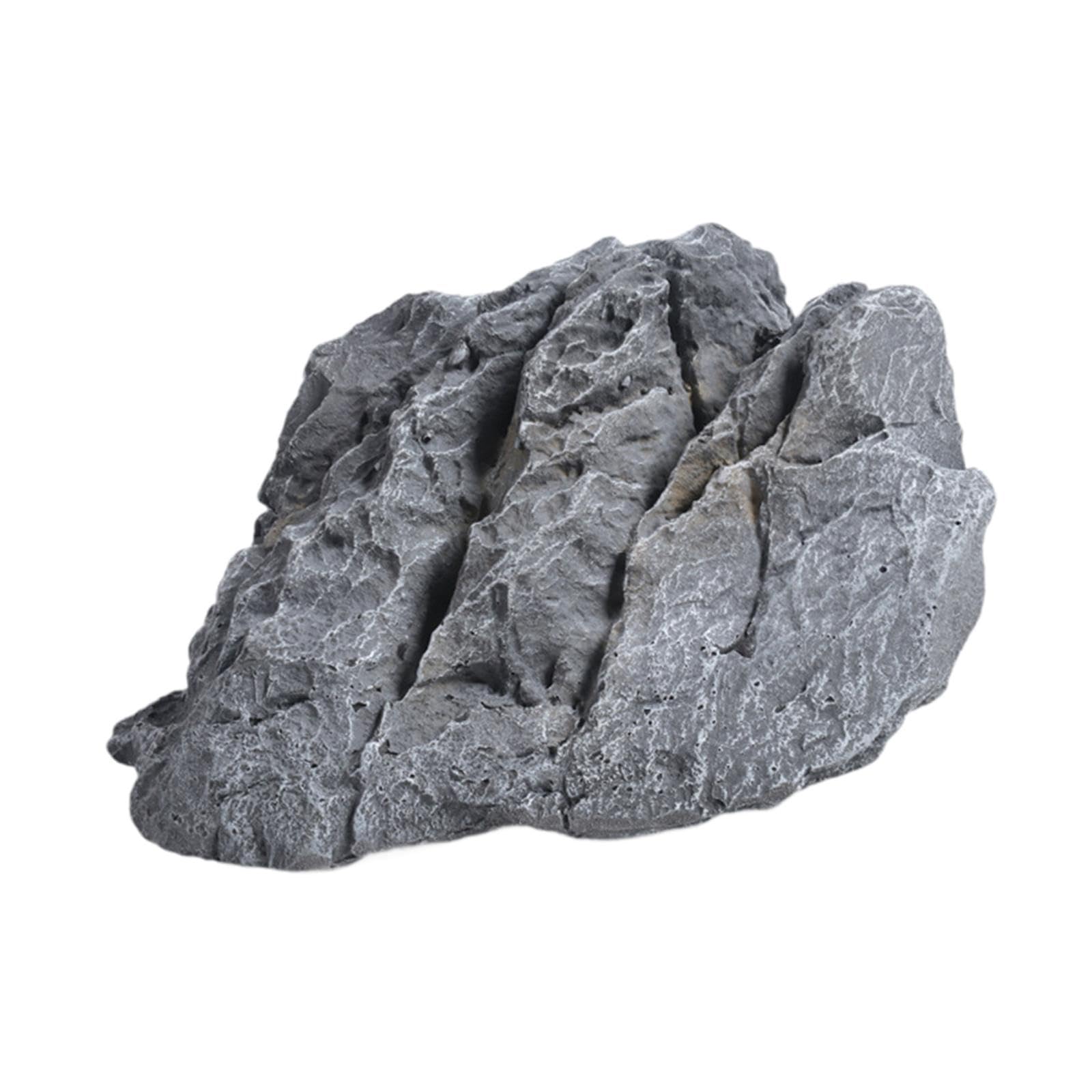 Roccia Artificiale, Scultura in Pietra Artificiale, Paesaggistica, Portatile, Creativa, Realistica, Decorazione Paesaggistica per Prato, Patio, Balcon, 24x19x14cm