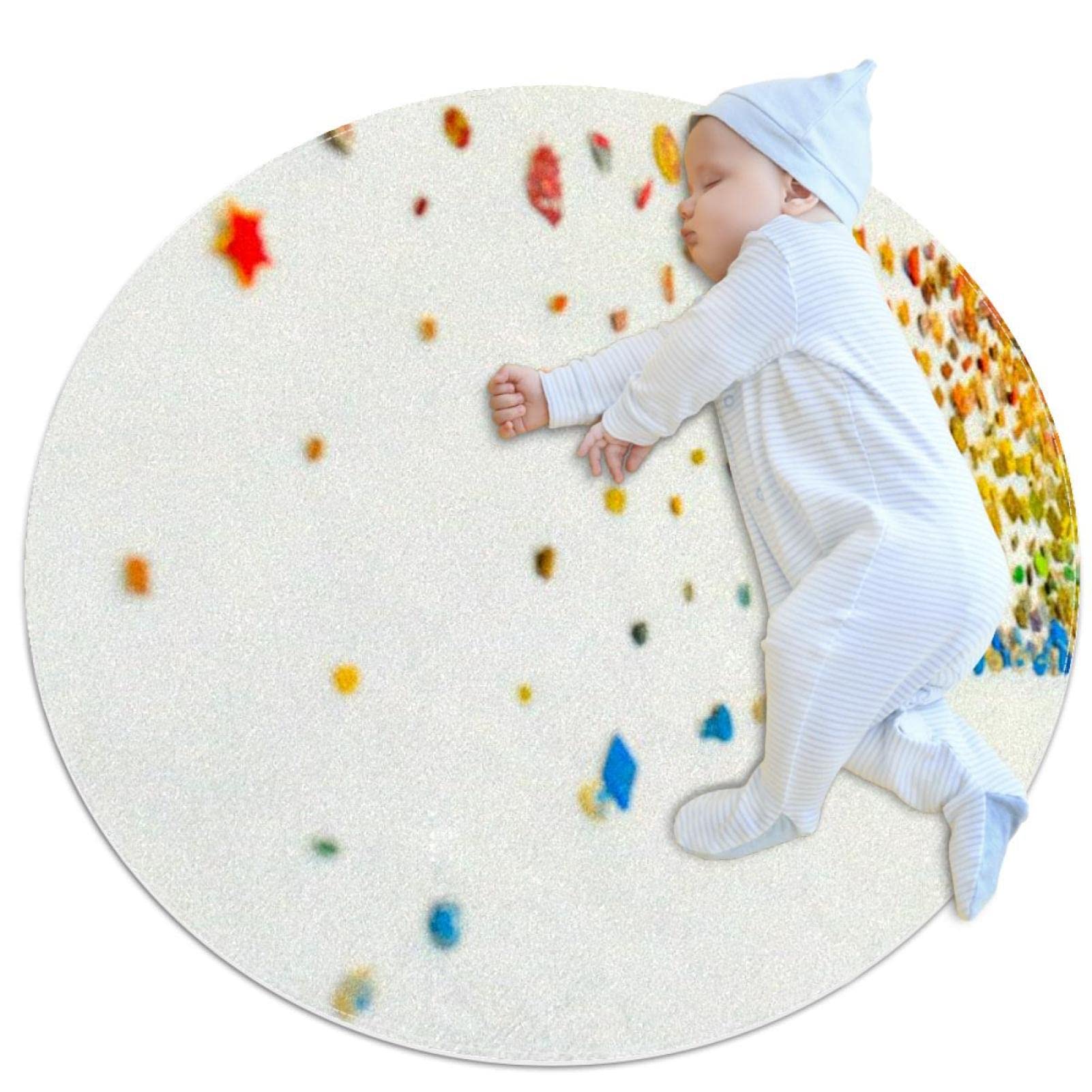 Tapis de sol pour canapé design arc-en-ciel et déco de chambre
