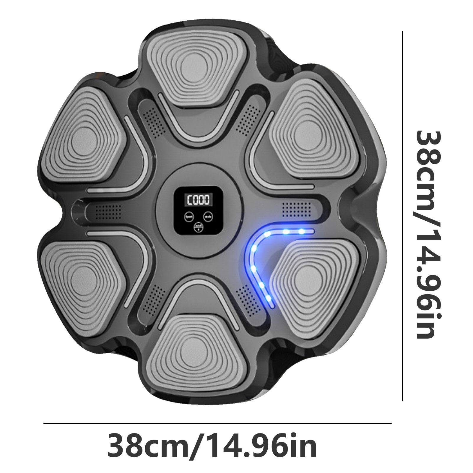 Music Boxing Pad – Macchina da boxe musicale, pad elettronico da parete | Home Smart Boxing Target Workout Machine, messa a fuoco elettronica per allenamento di agilità boxe digitale, punzonatrice