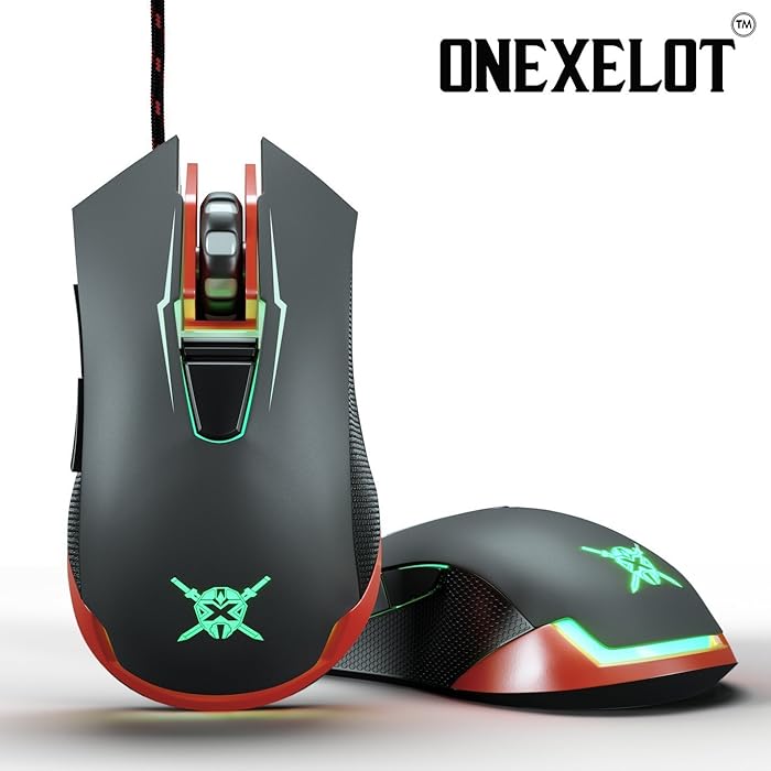 Buy Onexelot Gaming Mouse mod "PHANTOM" USB Wired Gamer Mice Acc