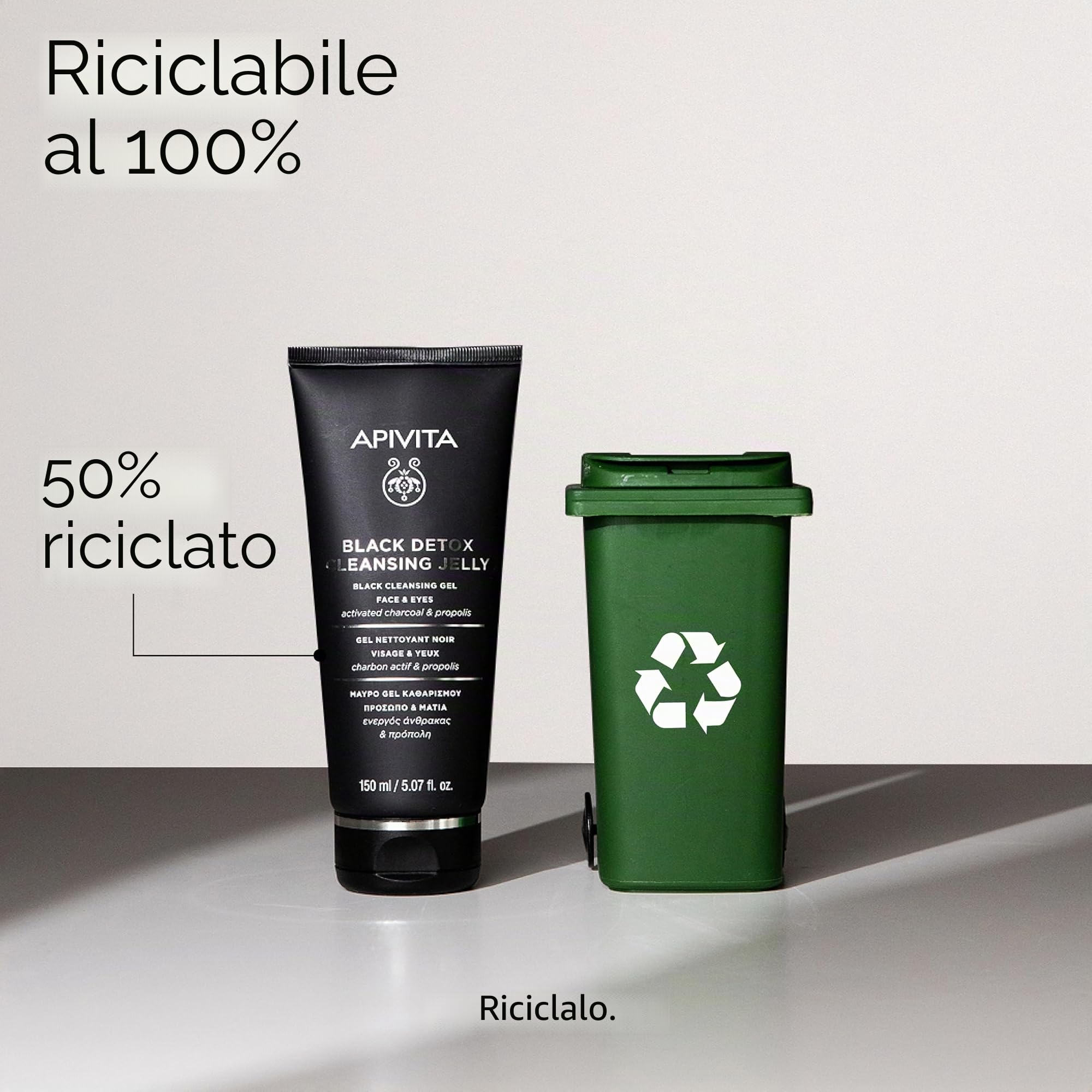 Limpiador Detox Negro Con Carbón Activo Y Propóleo 150 Ml Pulizia domestica