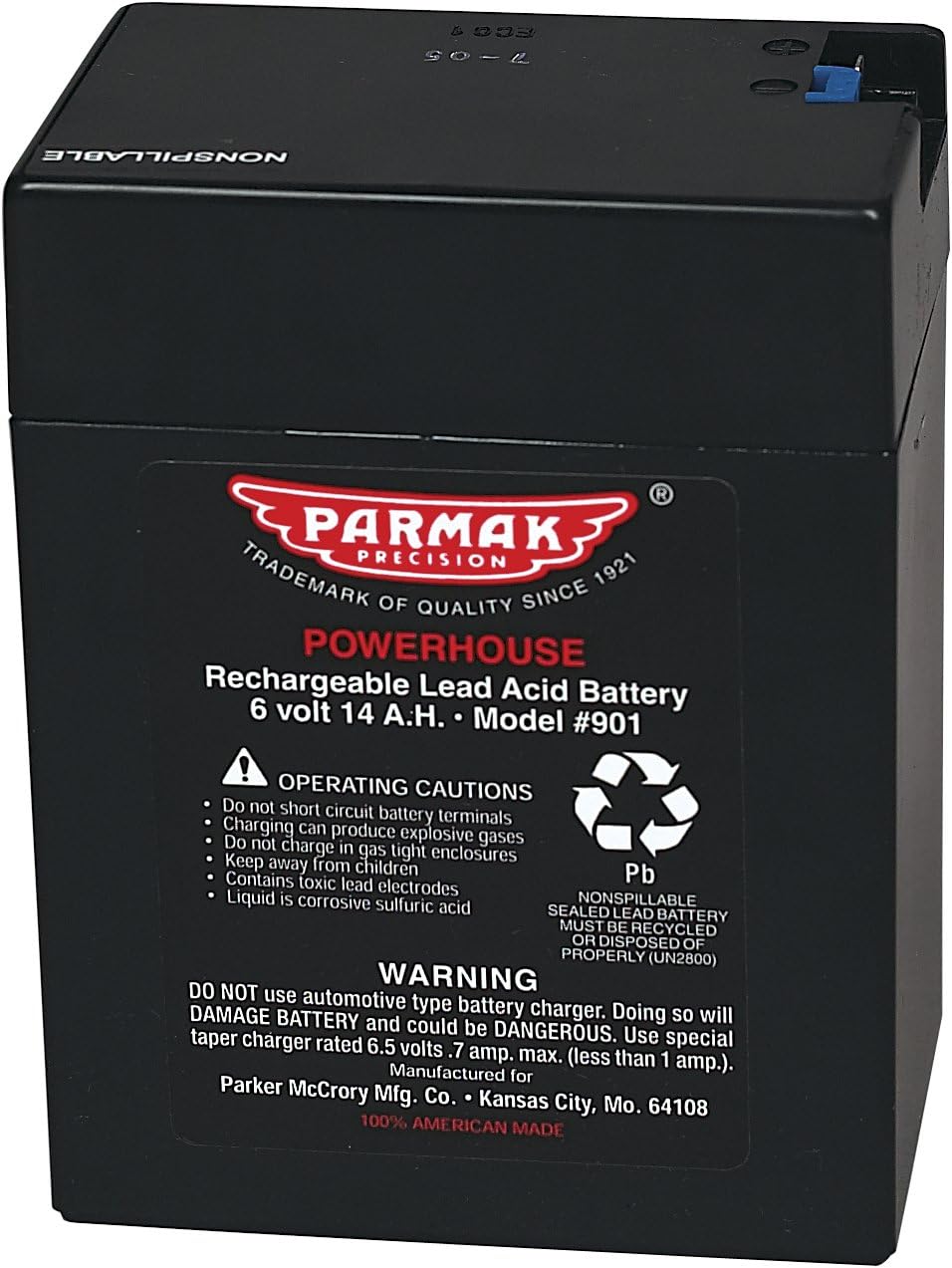 Parmak Replacement Battery For Parmak Fencers