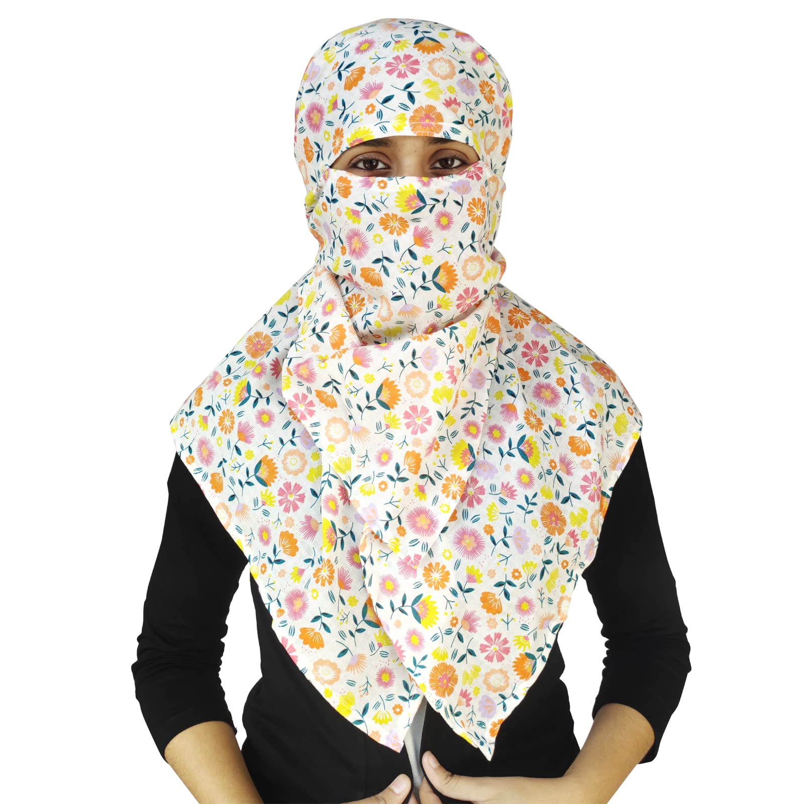 Switchoncotton Anti Pollution Full Face Scarf Uv Sun Rays