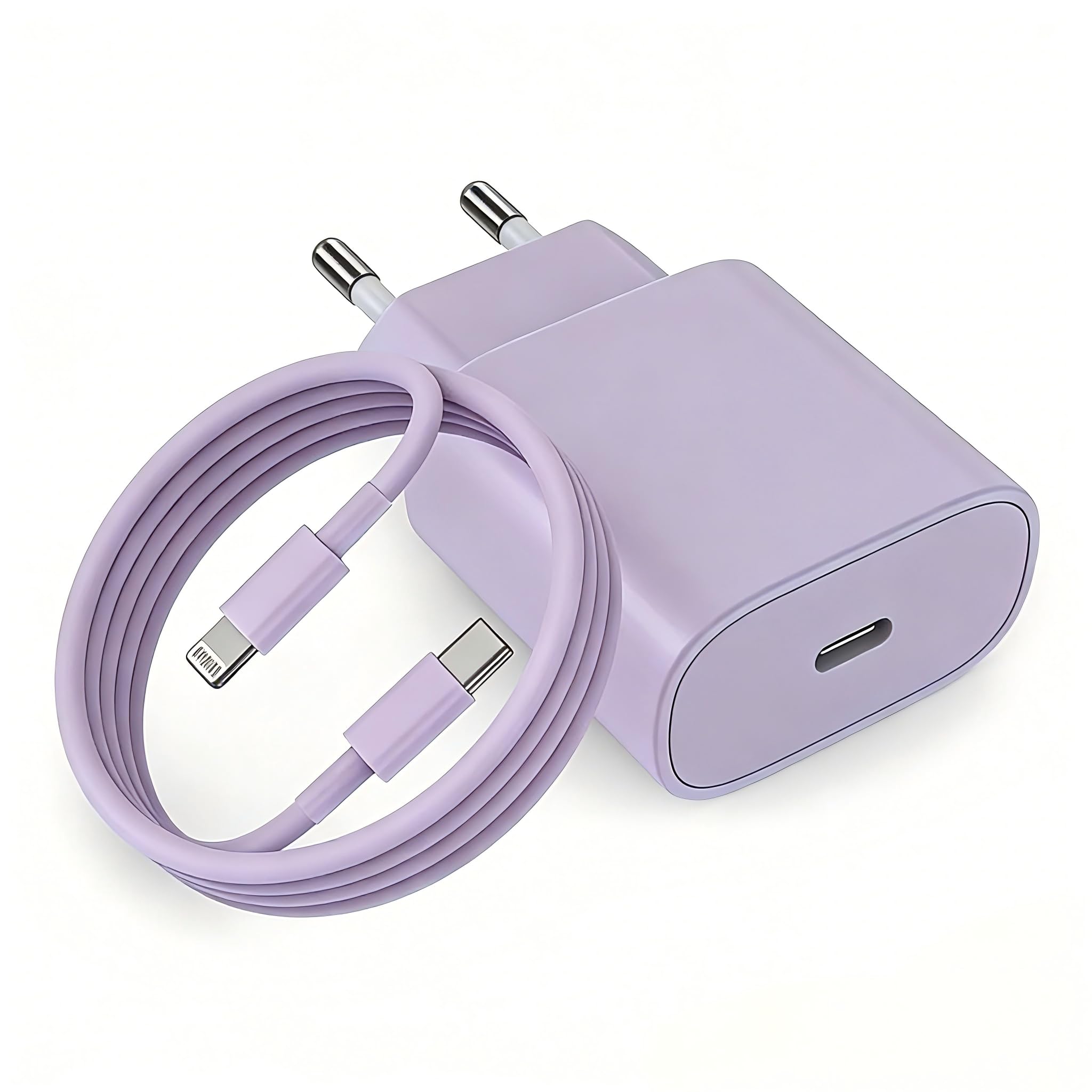 20W Ladegerät für iPhone 14 13 12 11 SE Pro Max/Plus &M Schnellladekabel | 20W Schnellladegerät& & M USB C auf Lightning Ladekabel für iPhone 14/13/12/11/iPad, USBC Charger/Adapter/Netzteil/Stecker