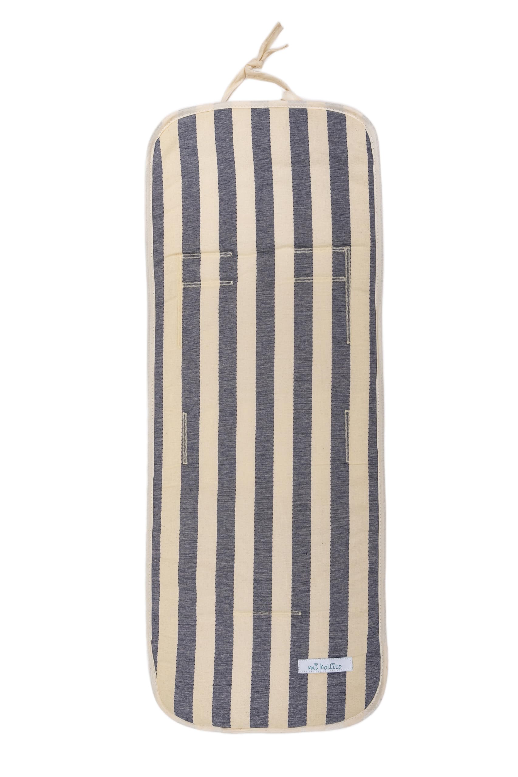 Materassino universale 100% cotone traspirante per passeggini Made in Spagna Blu