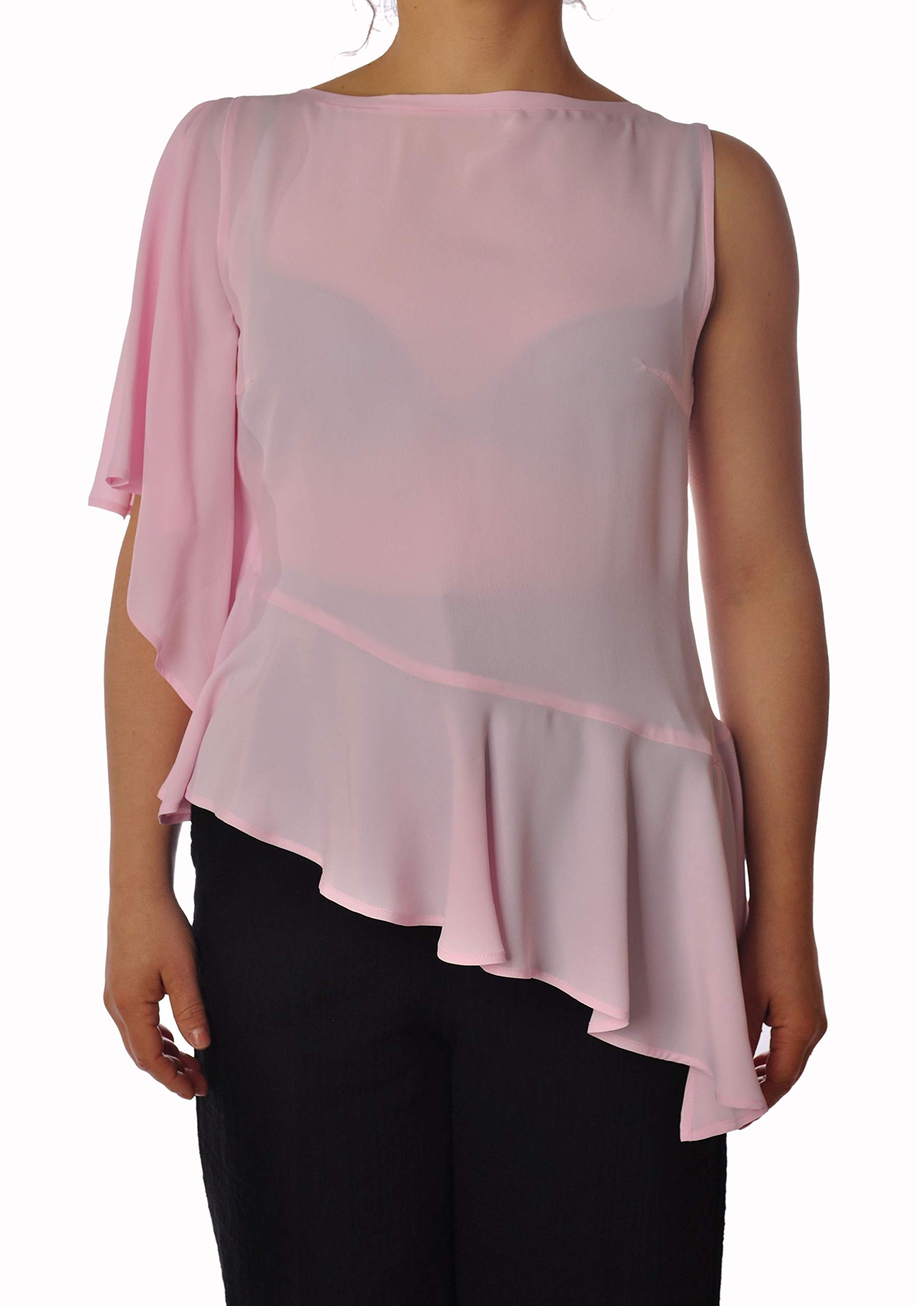 Pinko Top Blusa PALANZANO-Top con Rouches P39Rosa tg