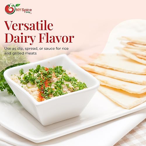 Miniatura 6 de NY Spice Shop Quroot Kashk Round - Kashk seco de 8 onzas - Utilizado en guarnición, cremosidad - Lo mejor para sopas, salsas y verduras asadas