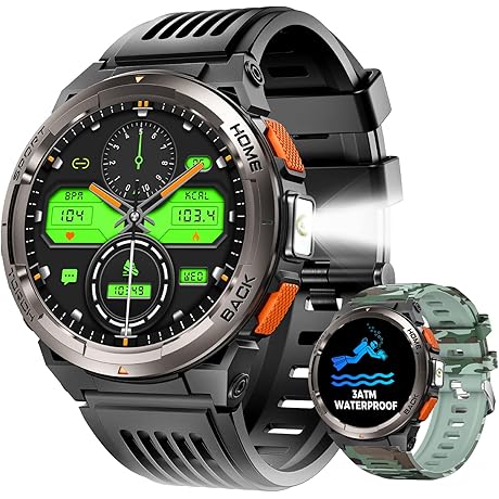 Military Grade Tactical Smartwatch with Barometer
