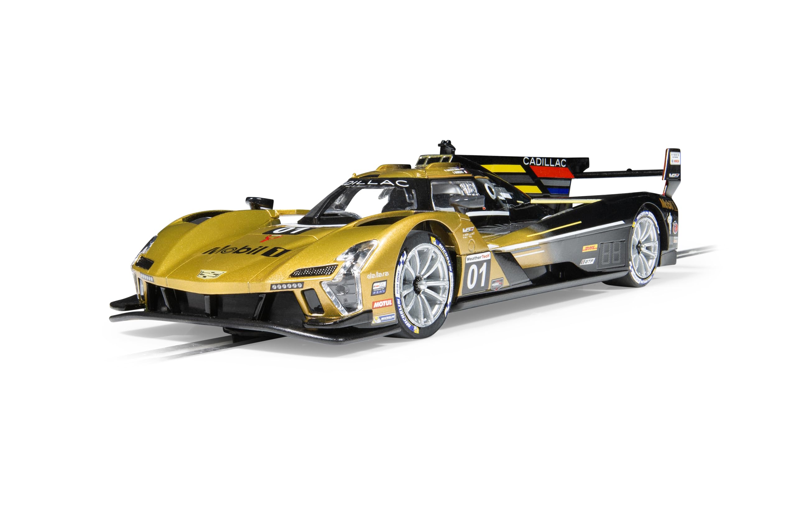 Superslot H4586 Cadillac V-Series.R - Cadillac Racing n. 01-12 Ore di Sebring 2024 Slot Car - Campionato del mondo di sport motoristici/Endurance, per bambini dai 3 anni in su