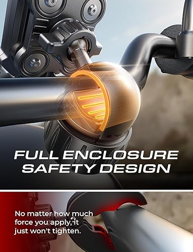 Miniatura 4 de LISEN Soporte para teléfono de bicicleta, antivibración Soporte de teléfono para motocicleta, soporte para teléfono de bicicleta, soporte para