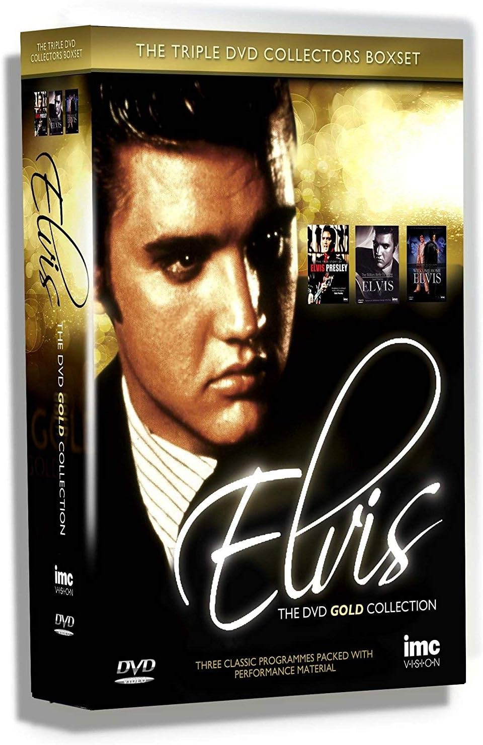 Elvis Presley The Gold Collection Triple DVD Box Set Containing The