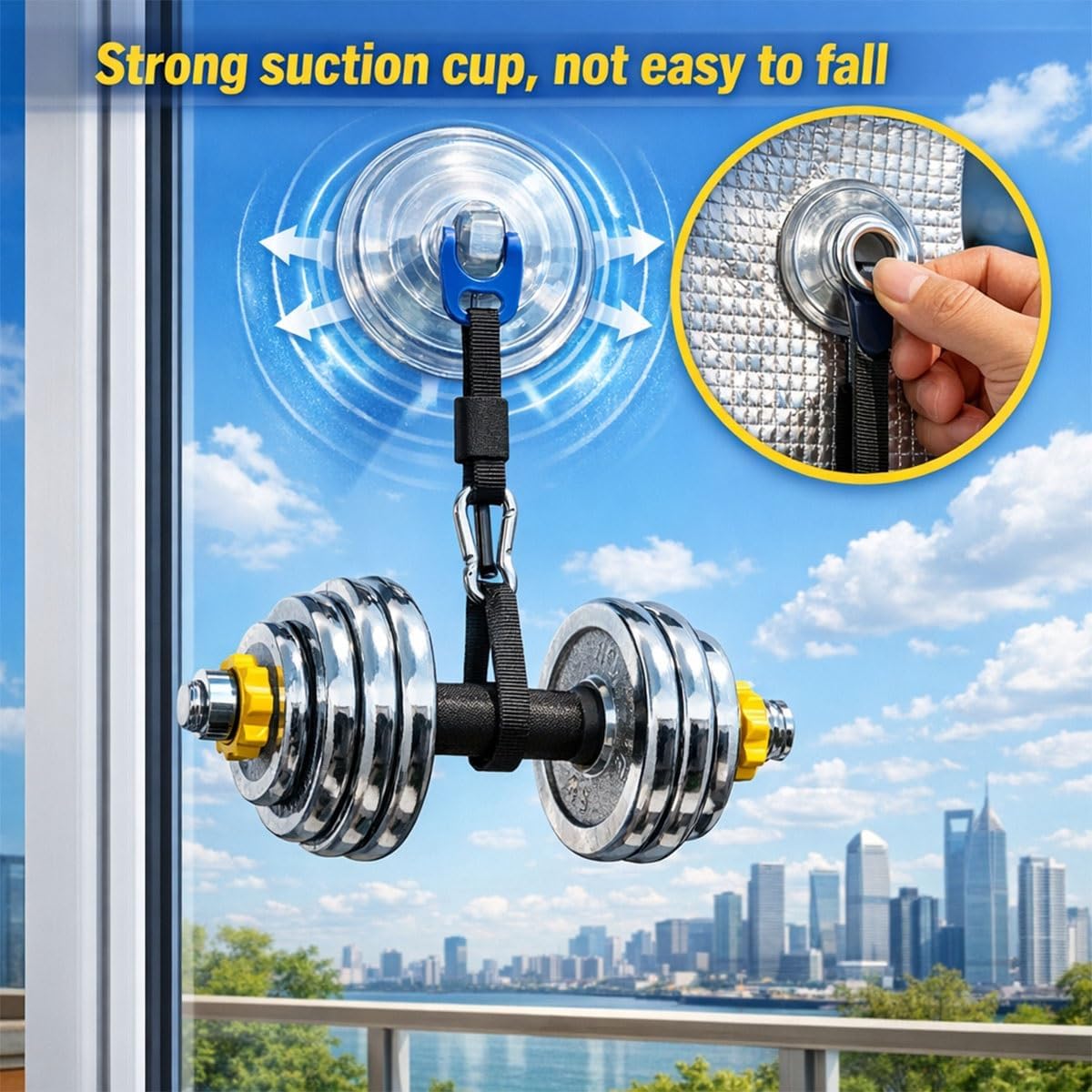 Aluminum Foil Window Insulation Film, Double Layer Bubble Heat Reflective Film for Windows, Total Blackout Privacy Window Cover with Suction Cups, Removable Sun Blocking Film, 8mm