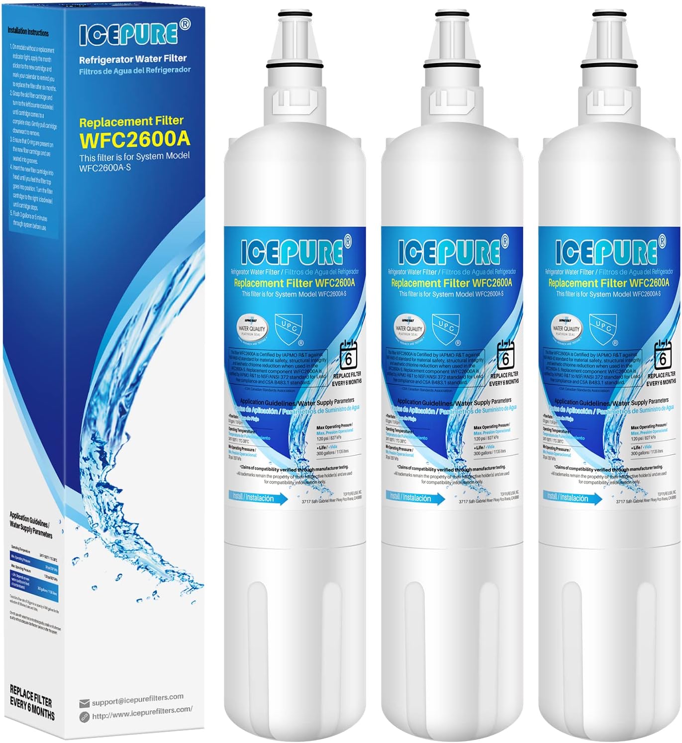 Filtro Acqua Per Frigoriferi Sub-Zero 4204490 - Bianco, Nuova