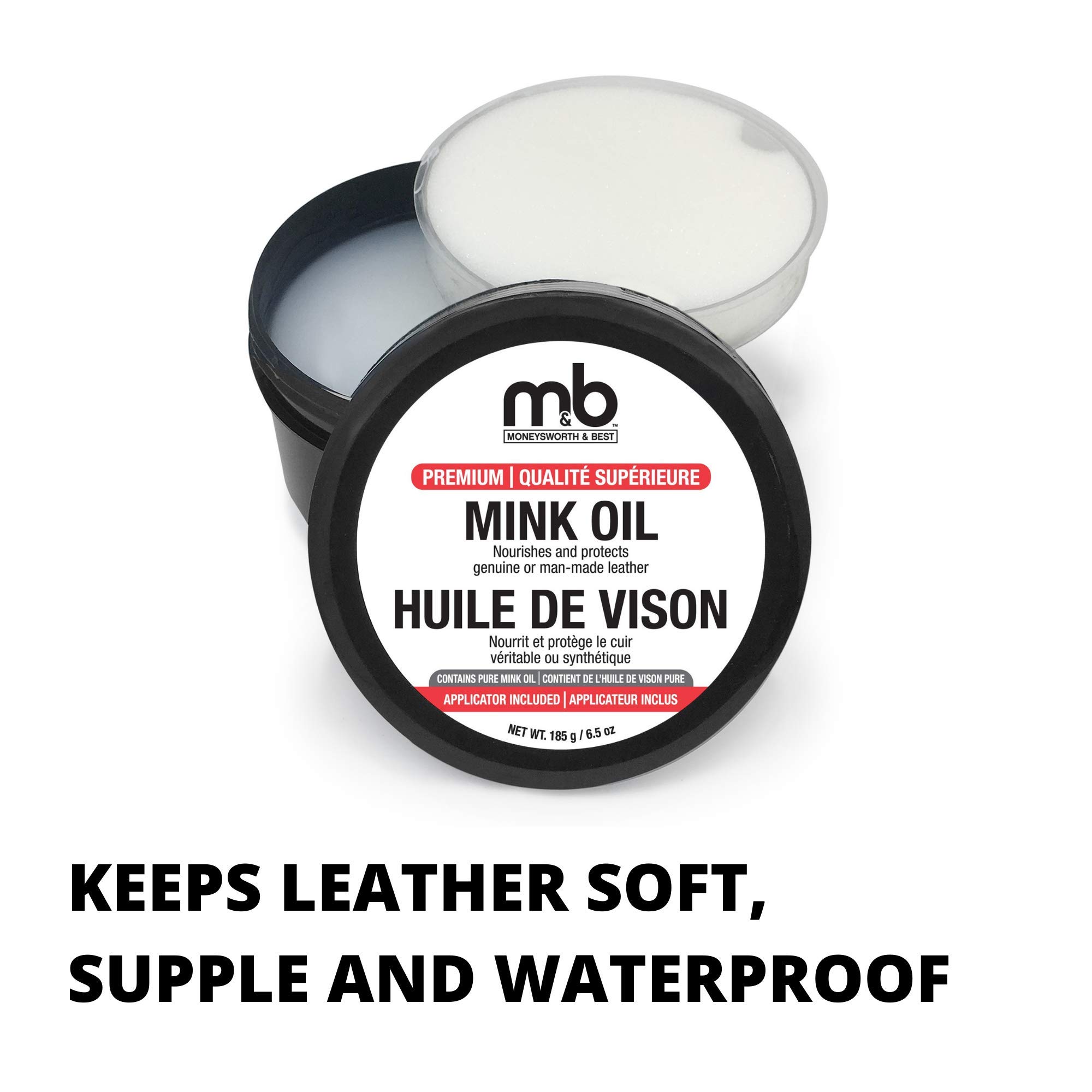 Amazon.com: Moneysworth & Best Mink Oil-Tub (6.5-Ounces