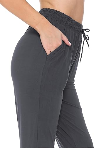 Vista 8 de Leggings Depot - Pantalones deportivos de ajuste relajado para mujer, con bolsillos y bajos, ideales para yoga y entrenamiento