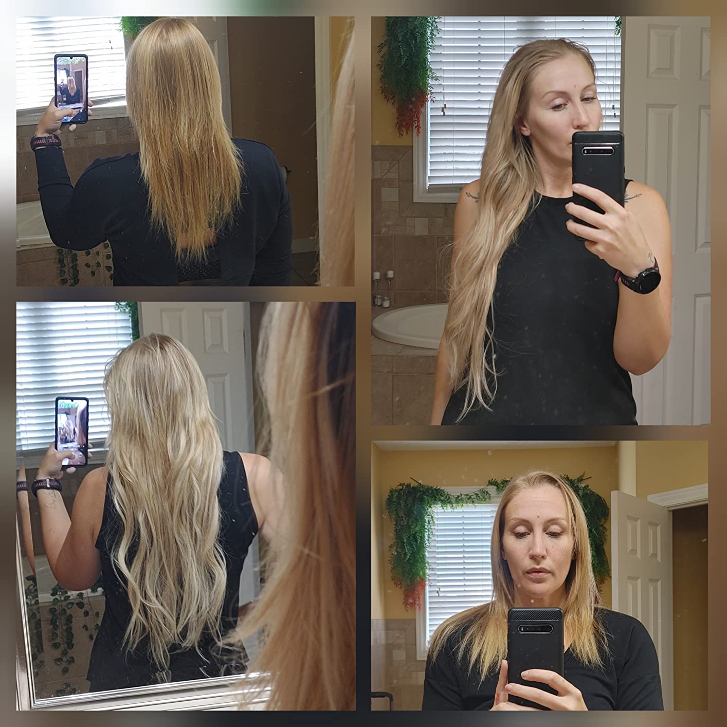 8/mo Finance YoungSee Blonde I Tip Hair Extensions Human Hair 16