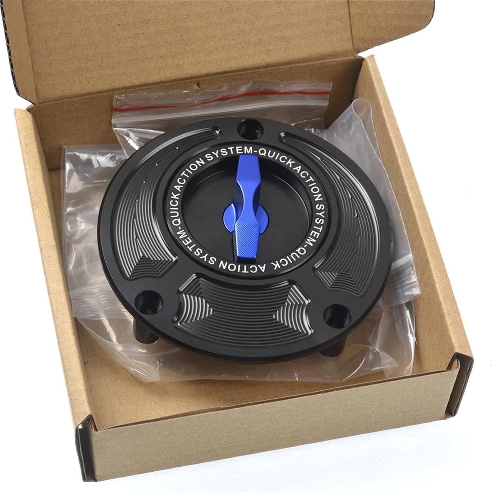 Pasuje do Yamaha R1 R6 FZ6 MT-01 MT-03 Mt07 MT-09 MT-10 MT-25 CNC aluminium Keyless pokrywa zbiornika paliwa