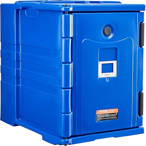 Miniatura 9 de VEVOR Transportador de bandejas de alimentos aislado, caja caliente de 95 cuartos de galón para catering, portador de cajas de alimentos con