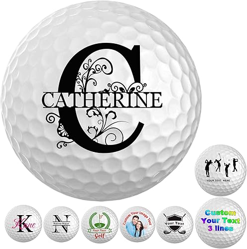 Miniatura 9 de Pelotas de golf personalizadas con logotipo de nombre de imagen para hombres y mujeres, puedes personalizar padrinos de boda únicos, regalo de
