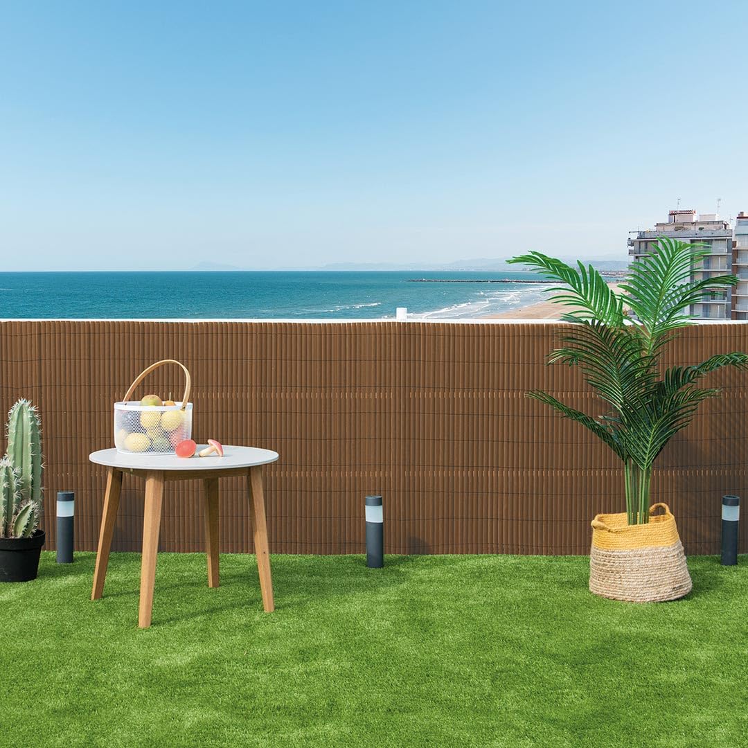 Catral Cañizo Pvc Essential Recycane Doble Cara 20mm Marron Natural 2X3 M