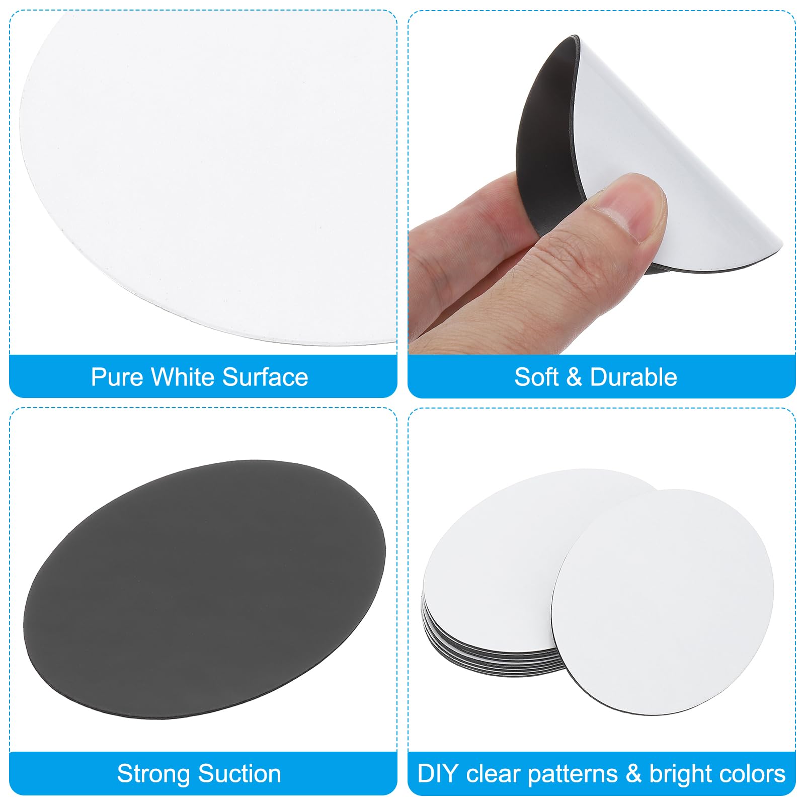 PATIKIL 3.5x2.5 in Sublimation Magnet Blanks - Image 3