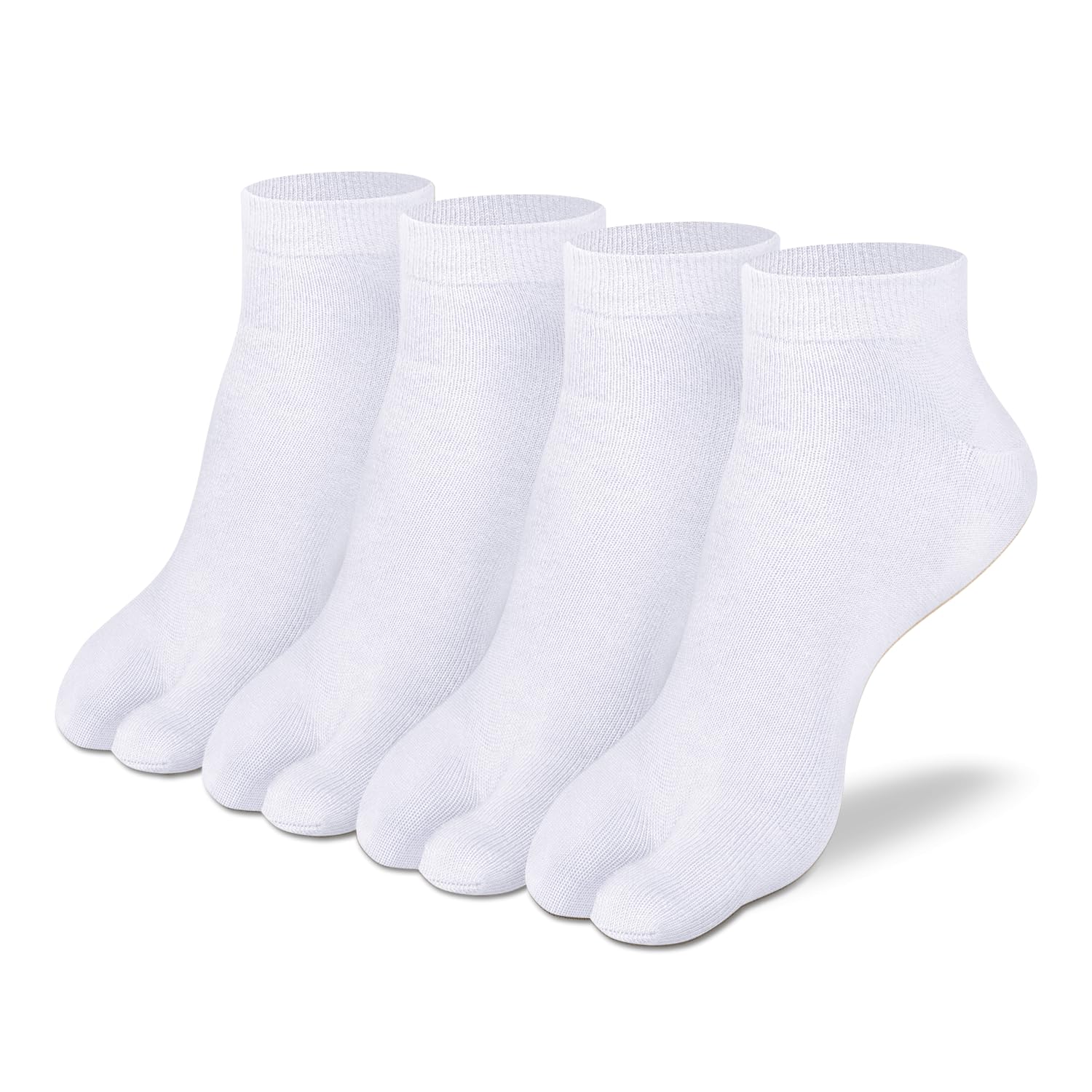 supersox Regular Thumb Socks for Women, Made with Breathable, Anti Odour & Moisture Absorbent Combed Cotton with a Extra Durable Welt, Ideal For All Day Wear (Pack Of 4)-picture-41