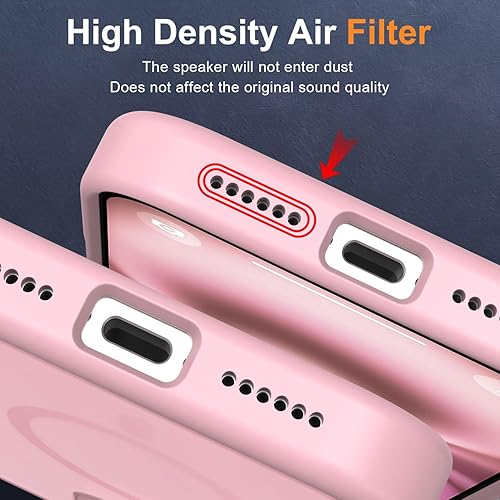 Vista 655 de MOCCA - Funda magnética resistente para iPhone 11 de 6.1 pulgadas, compatible con MagSafe, protector de pantalla de vidrio + protector de lente