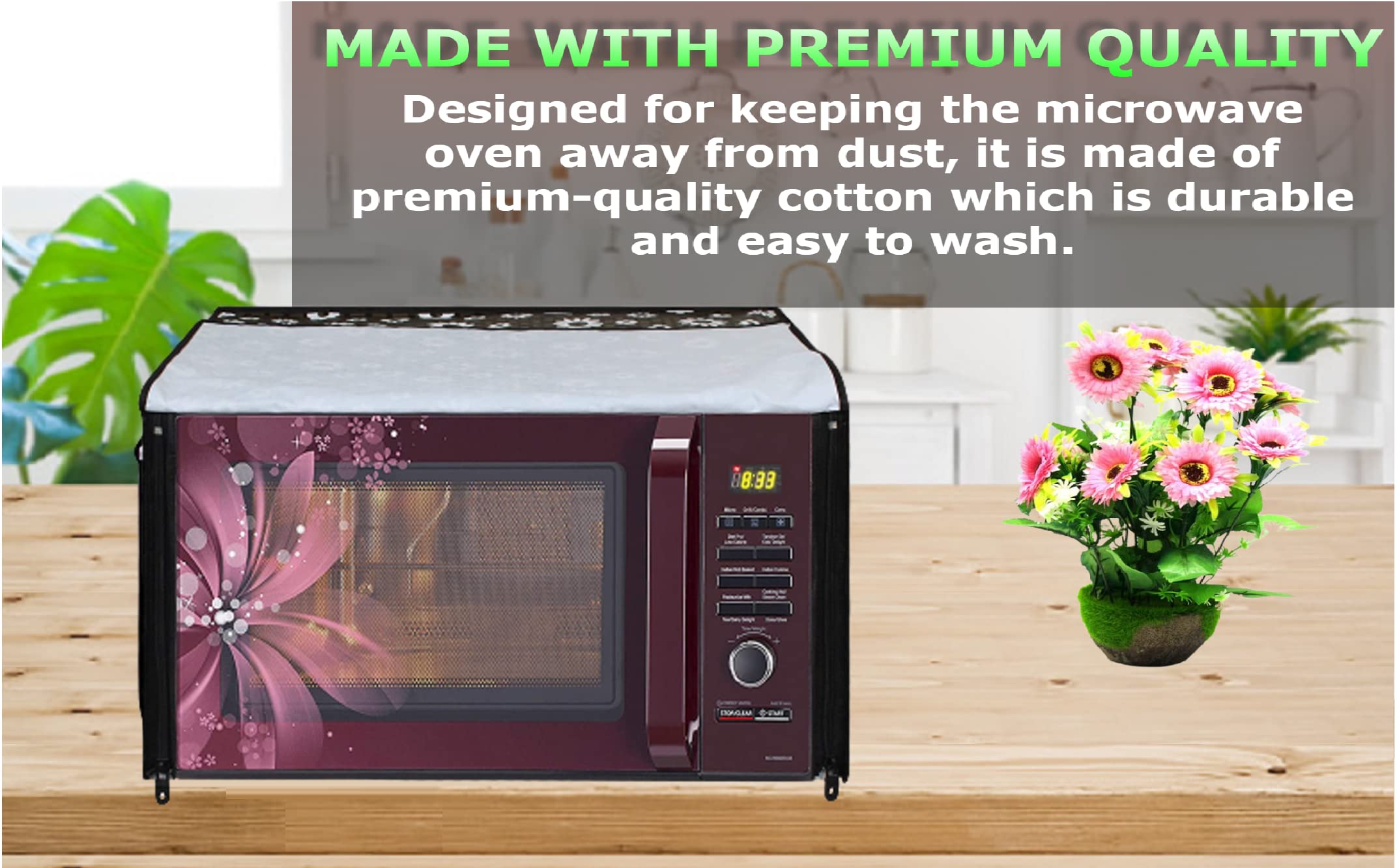 Microwave Cover for LG 28L - Stylish & Protective -7