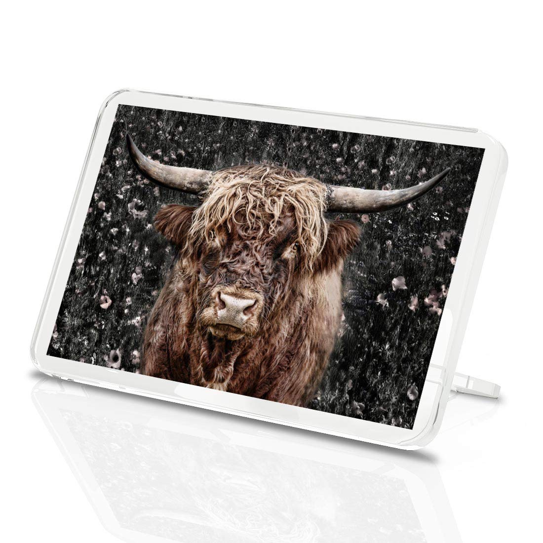 Destination Vinyl Ltd Multicolor 1 X Fridge Magnet - Brown Highland Cow Bull #44471