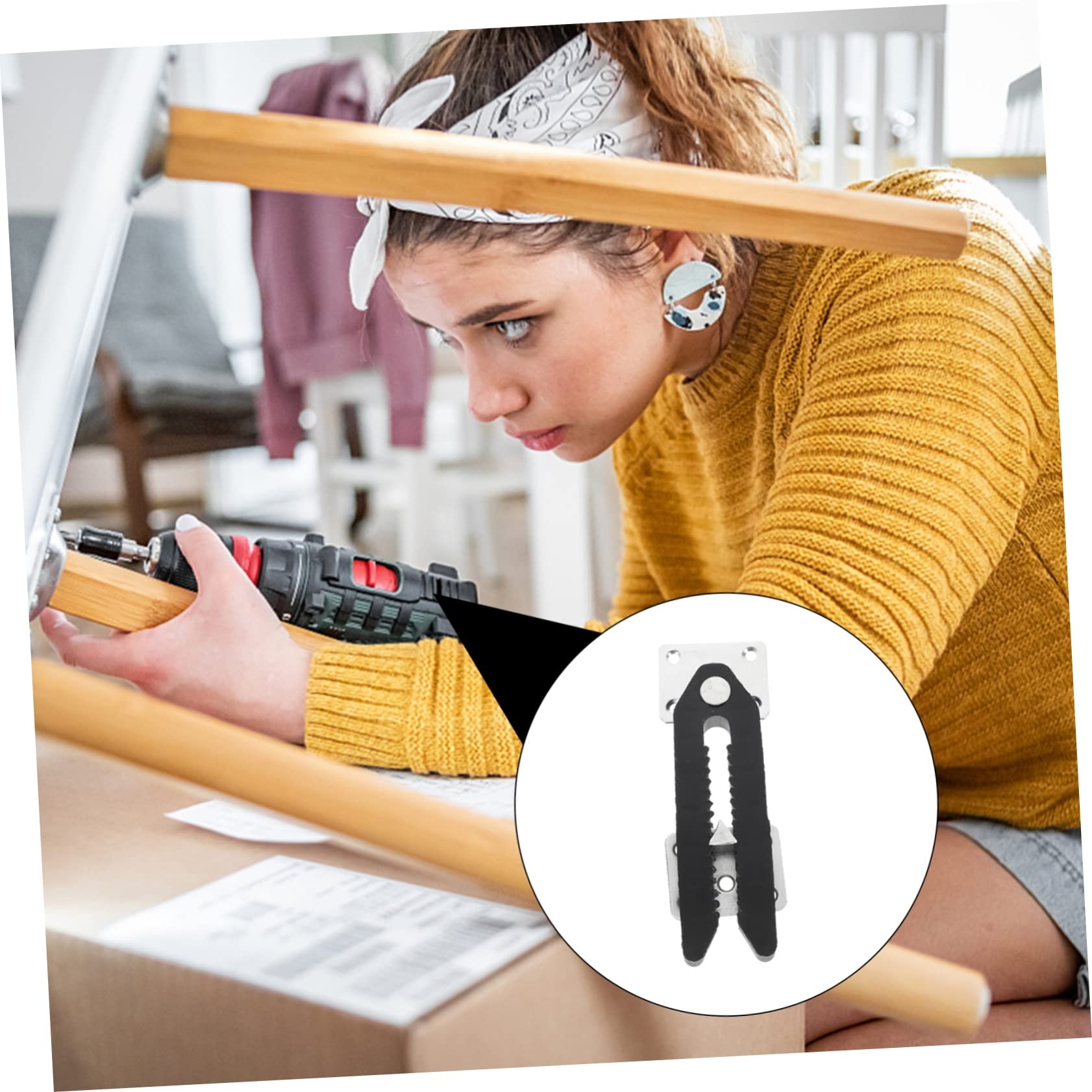 GLSTOY 3pcs Sectional Sofa Connector Furniture Joint Snap for Easy Assembly of Sectional Couch for Securely Joining Sofas and Furniture Groups