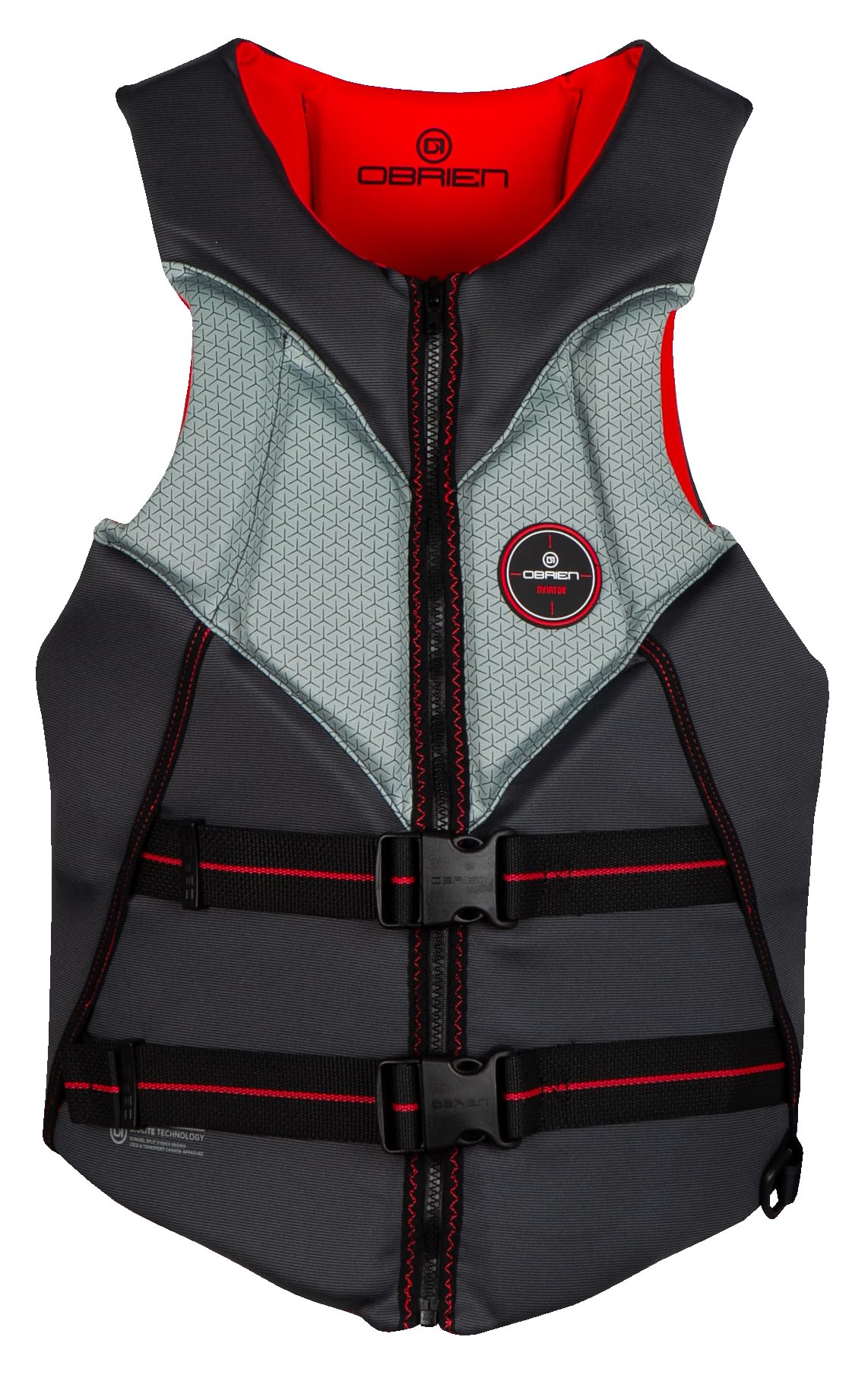 O'Brien Mens Aviator USCGA Neoprene High Performance Life Jakcet for Skiing, Surfing, Wakeboard & PWC
