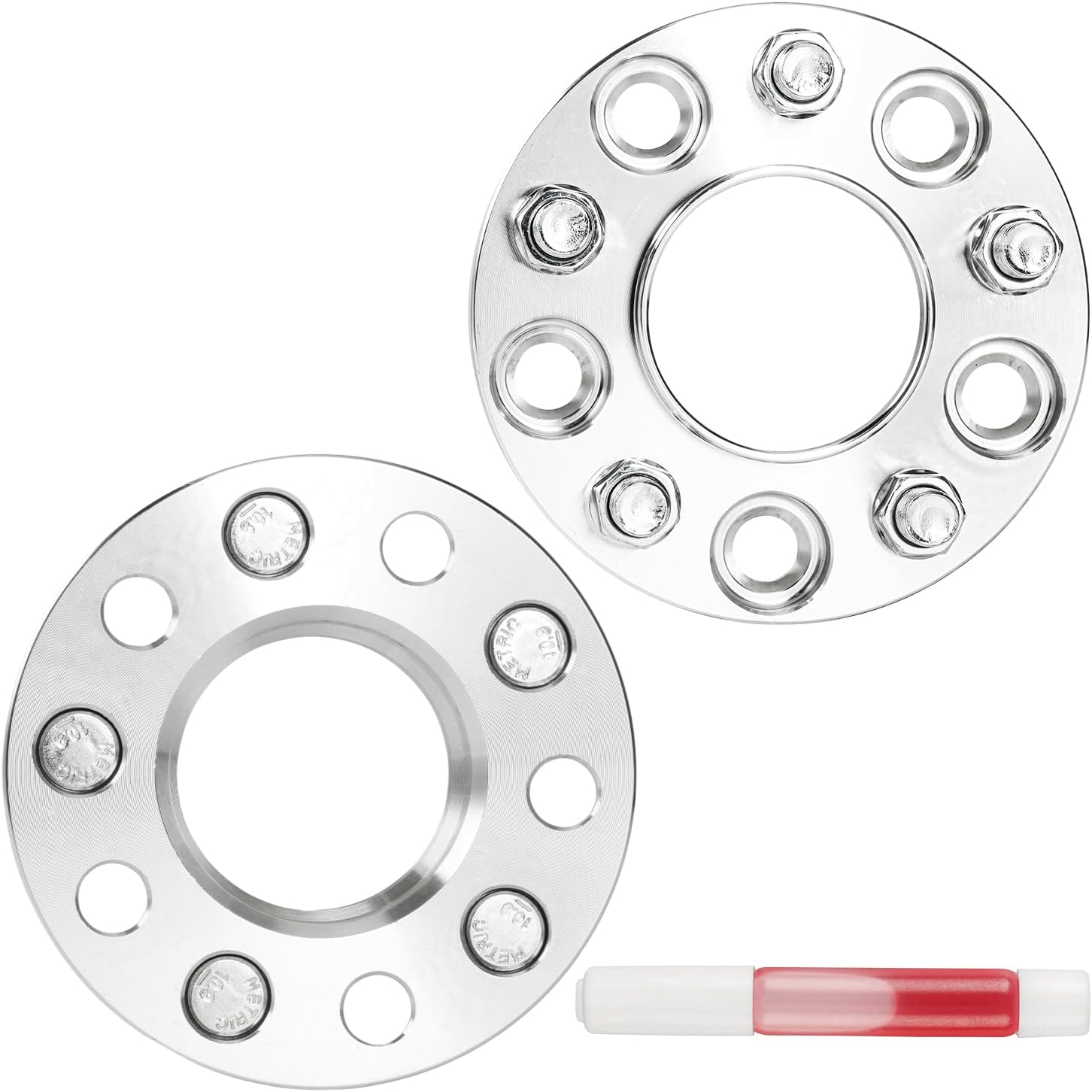 Wheel Spacers 5x115-0.78"(20mm)-M14x1.5-71.5mm Hub Bore w/Hubcentric for Charger 300 Challenger Magnum