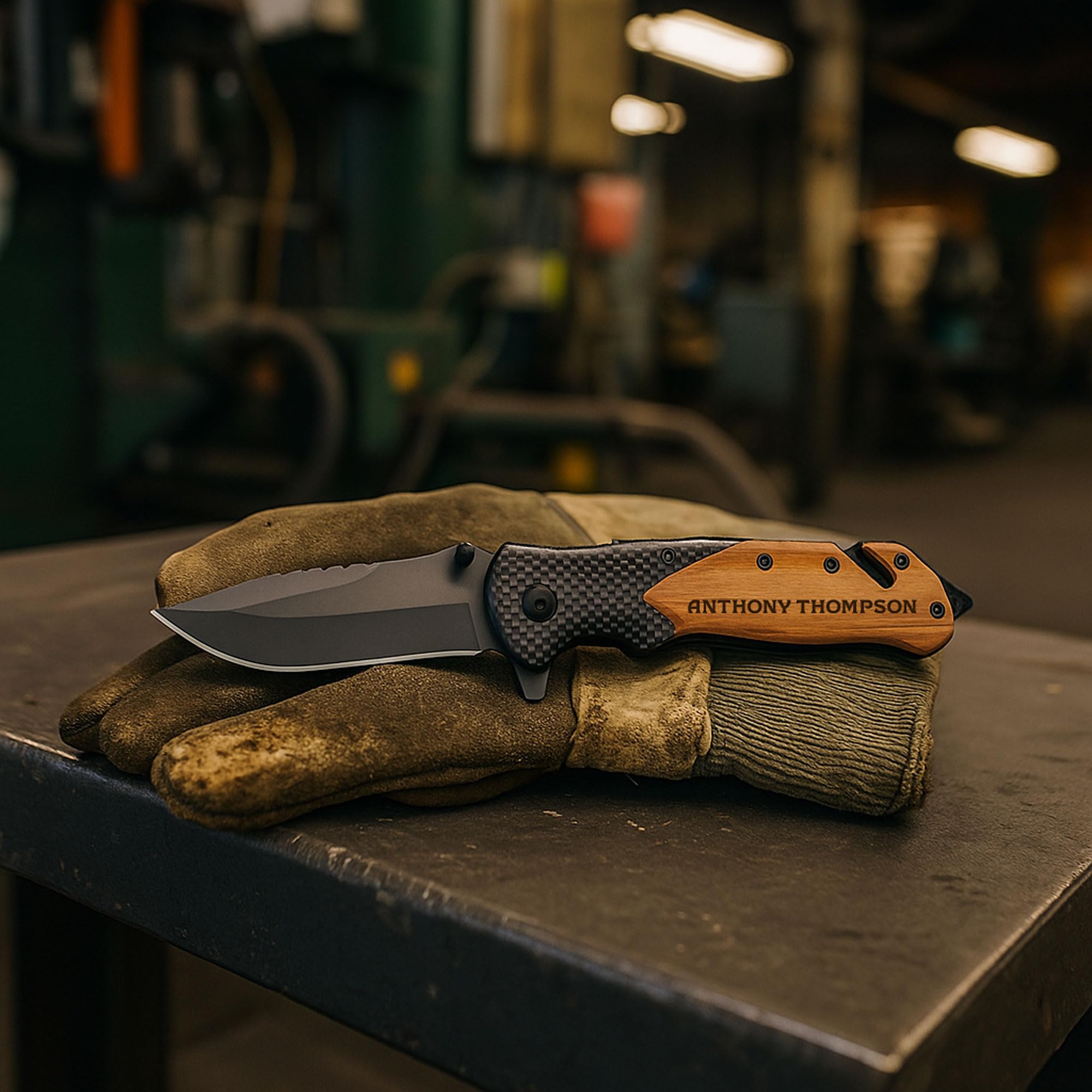 Personalized Pocket Knife Multitool – Custom Gift for Men, Dad, Husband, Boyfriend – Custom Engraved Manual Multitool Folding Knife – Unique Gift Idea for Birthday, Anniversary, Retirement, Groomsmen — view 6