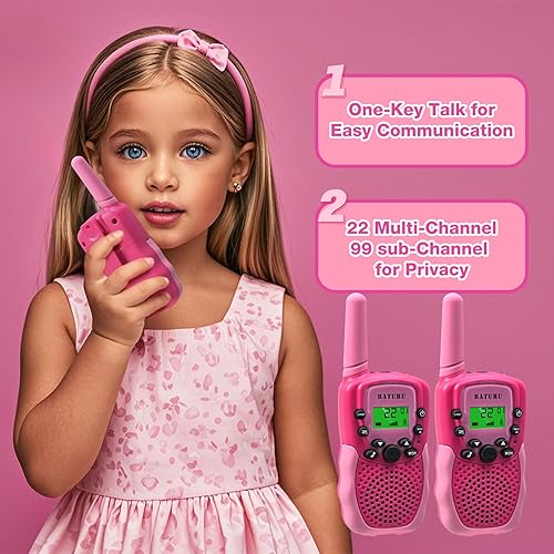 Miniatura 5 de BATURU Walkie Talkies para niñas