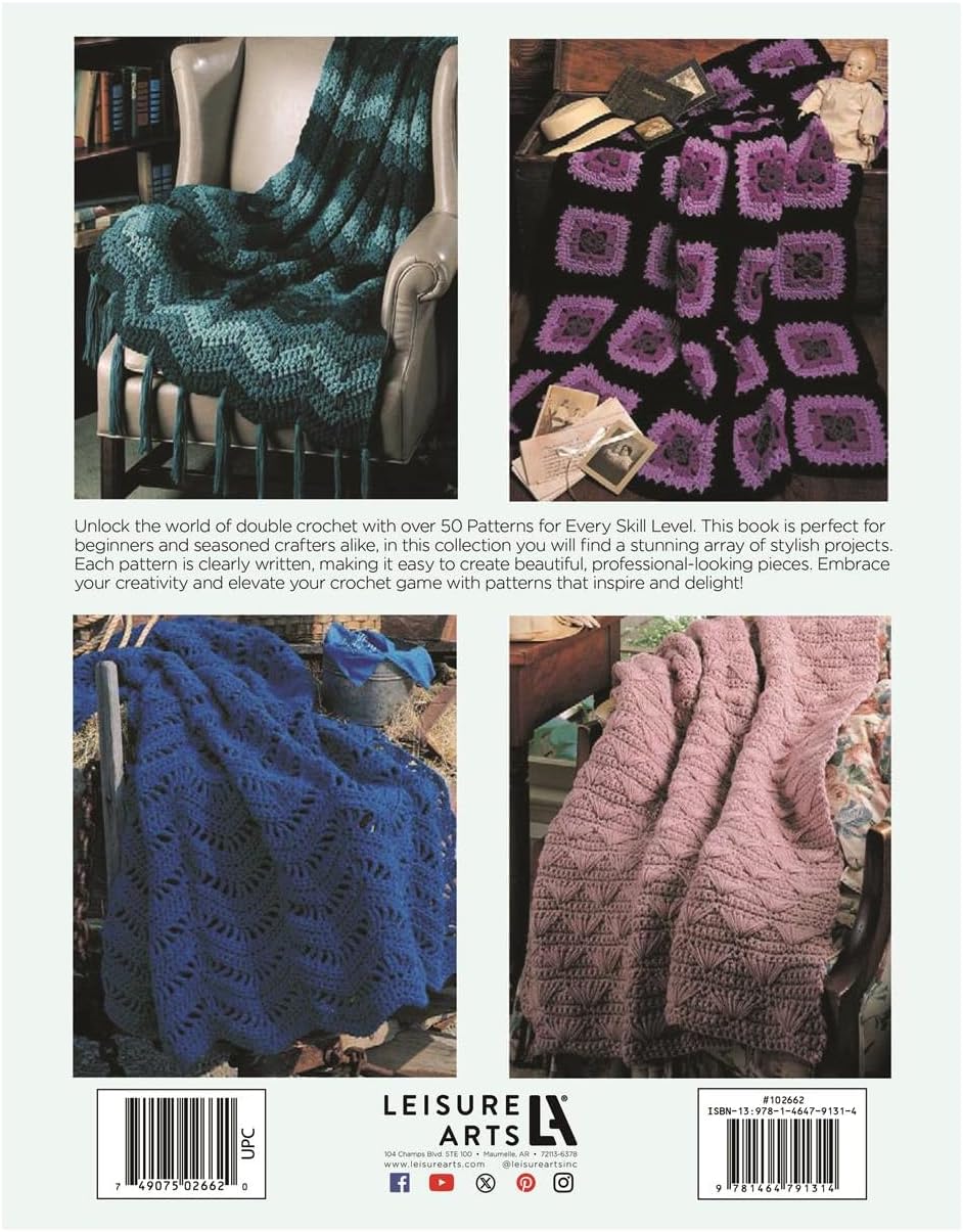 Afghans on the Double - Crochet Pattern