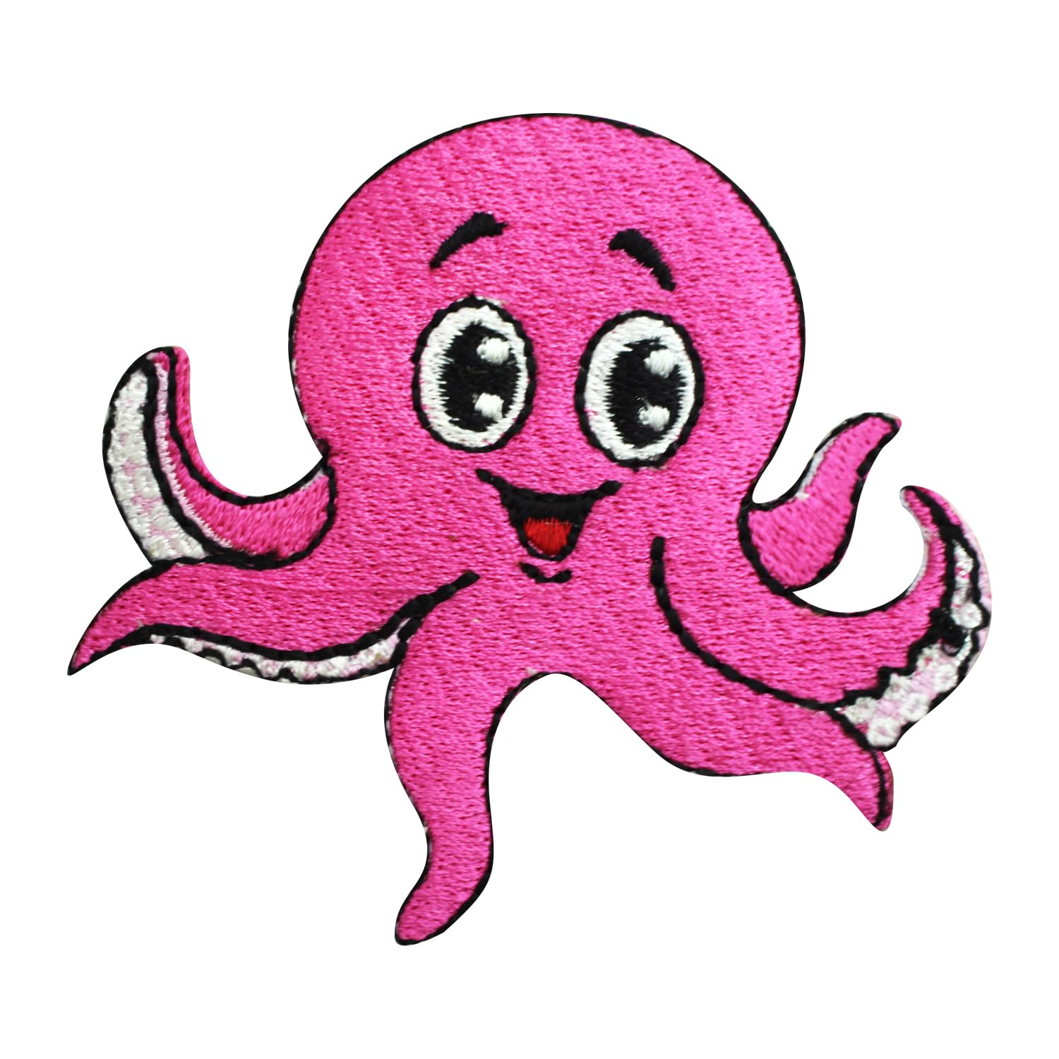 Octopus Patch, Kids Rhymes Patch, Cute Kids Patches, Embroidered Iron on Sew on Patch Badge for Clothes etc.8x7cm