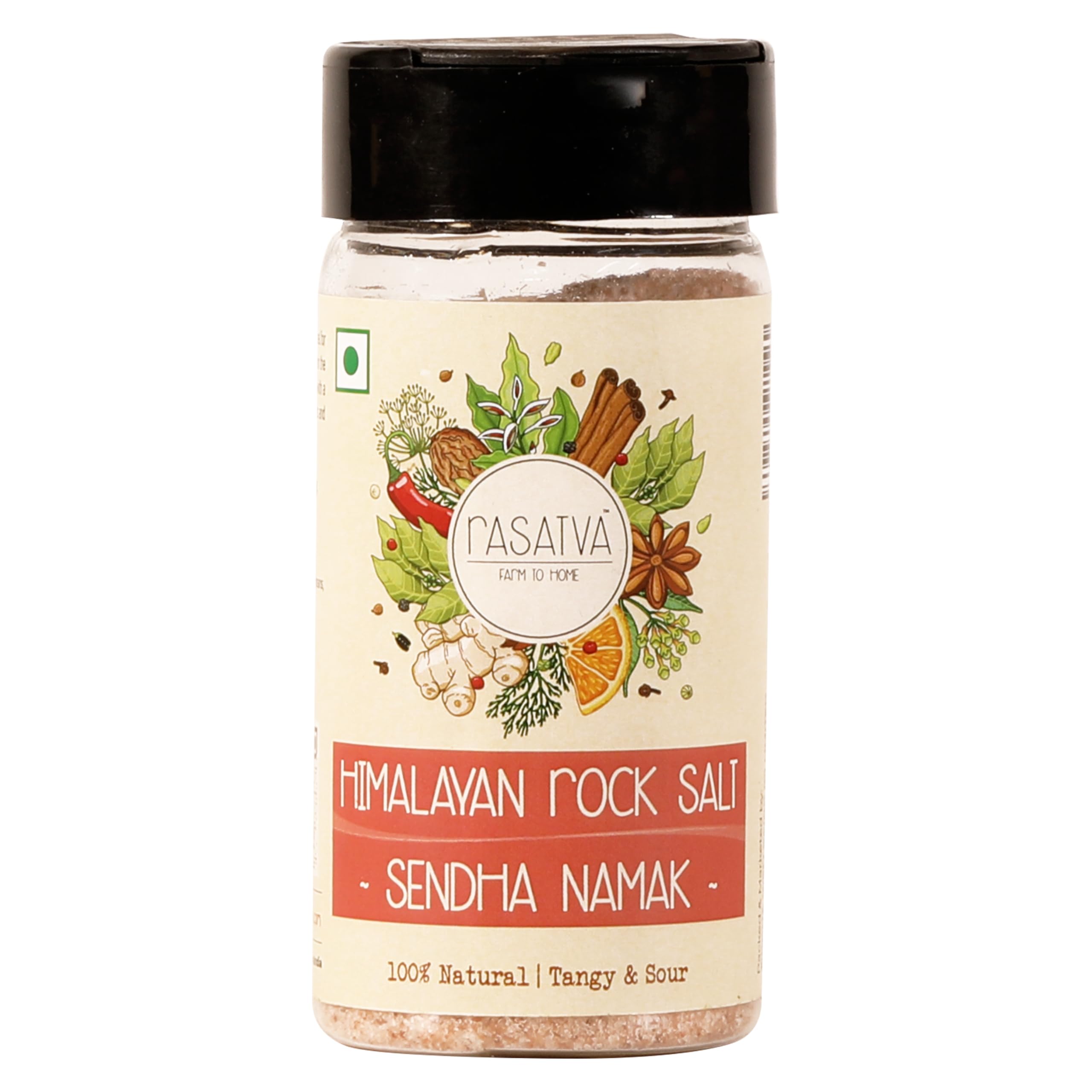 Rasatva Himalayan Rock Salt Salt | 100% Natural | No Additives | No Preservatives | 125 grams (Pack of 1) (B0D5YMV3C9) Amazon Price History, Amazon Price Tracker