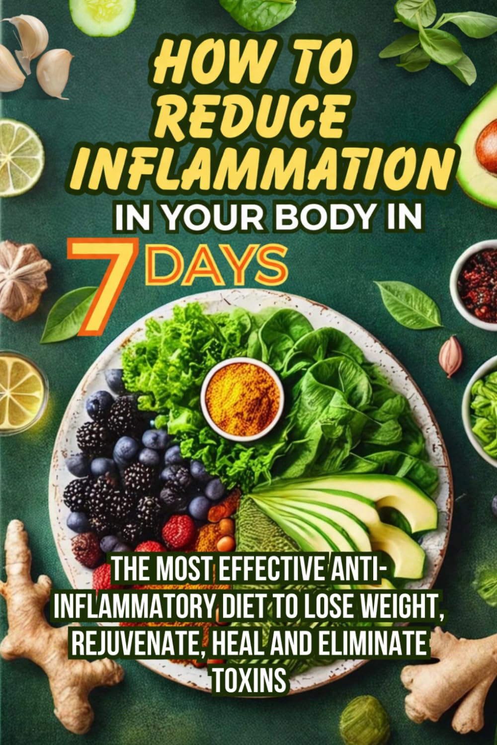HOW TO REDUCE INFLAMMATION IN YOUR BODY IN 7 DAYS: THE MOST EFFECTIVE ANTI-INFLAMMATORY DIET TO LOSE WEIGHT, REJUVENATE, HEAL AND ELIMINATE TOXINS: ... strengthen the immune system and more.