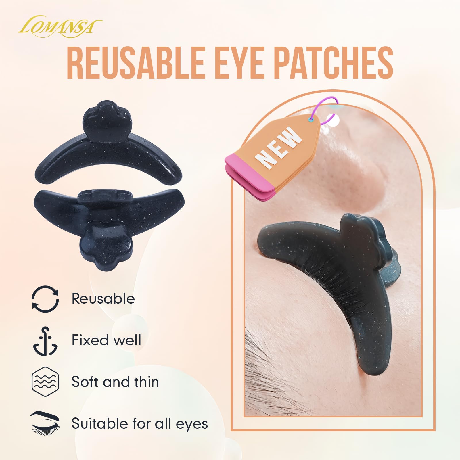 Lomansa Lash Color Kit Black Instant Eyelash Color Kit Voluminous Keratin Kit for Natural Effects 4 Weeks Lasting Salon-Quality Results