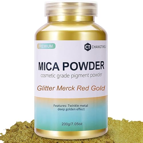 Vista 91 de CHANGTIKEJI Polvo de mica, 24 colores – 0.35 oz/botella de pigmento natural en polvo para resina epoxi, fabricación de jabón, fabricación de velas