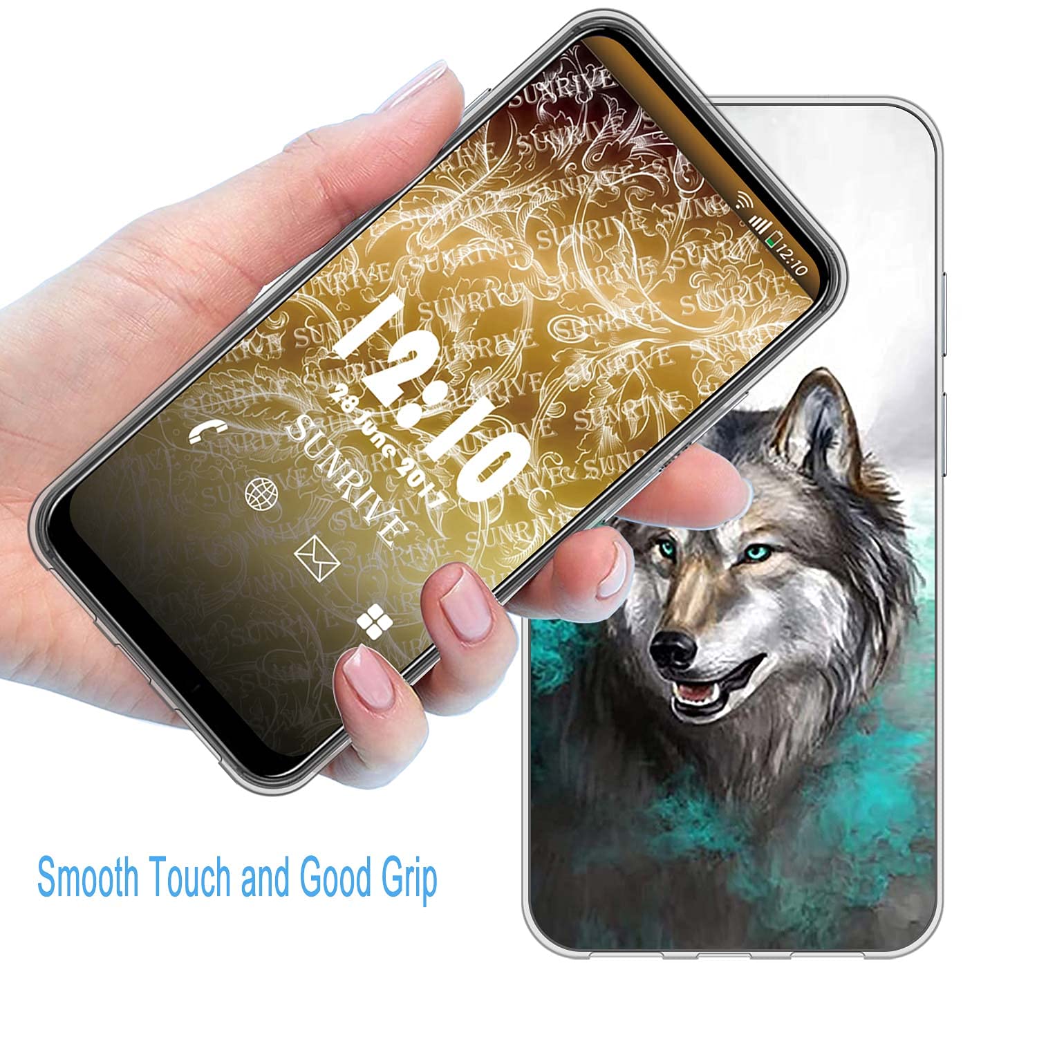 Cover Per OUKITEL C21, Custodia Case in molle Trasparente