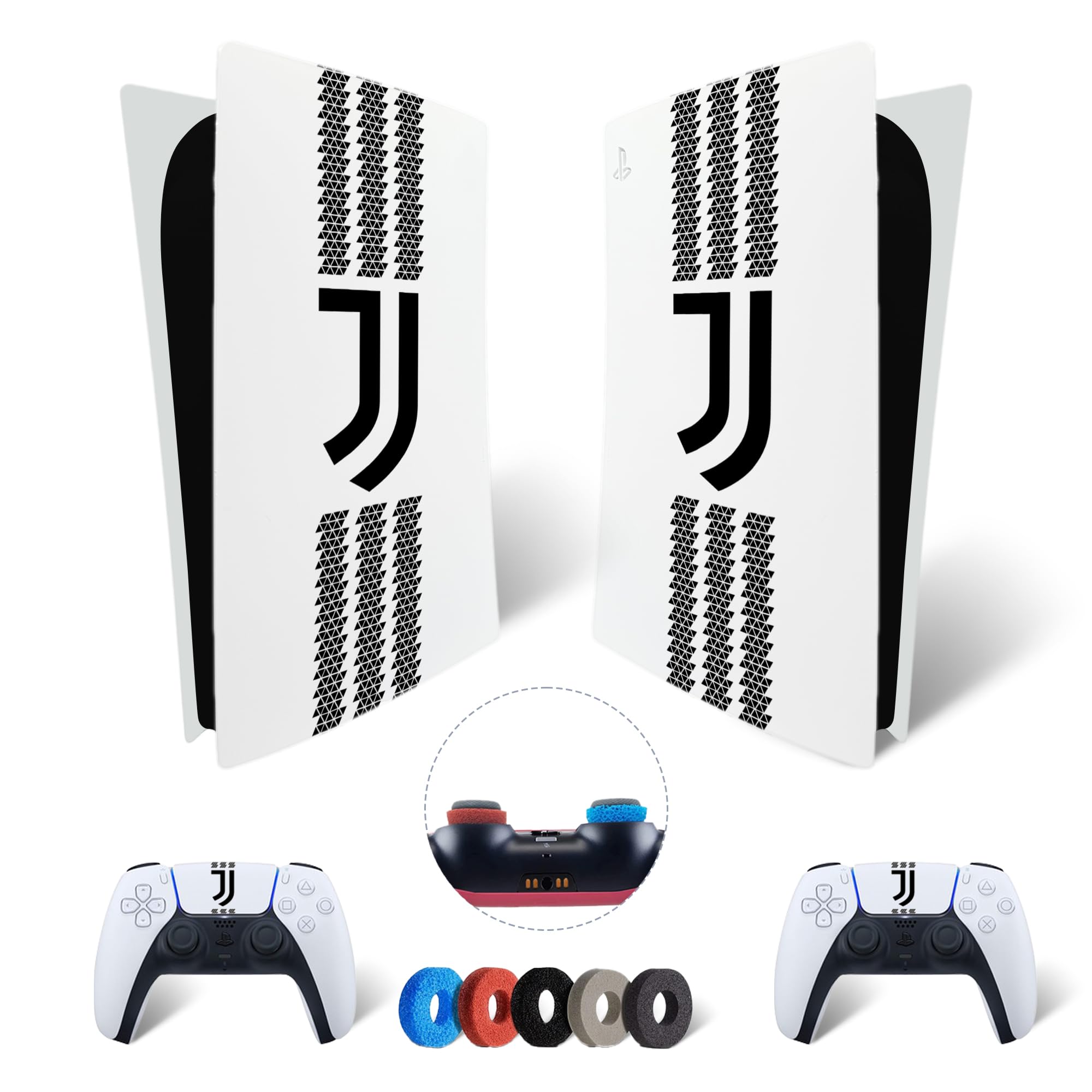 Kit de vinilos Extra Resistentes MaD Vision® para PlayStation 5 (PS5) Digital| Set de vinilos Mate para Consola + 2 mandos - para Anime|Rubber|Zoro|Nami Diseño — view 74