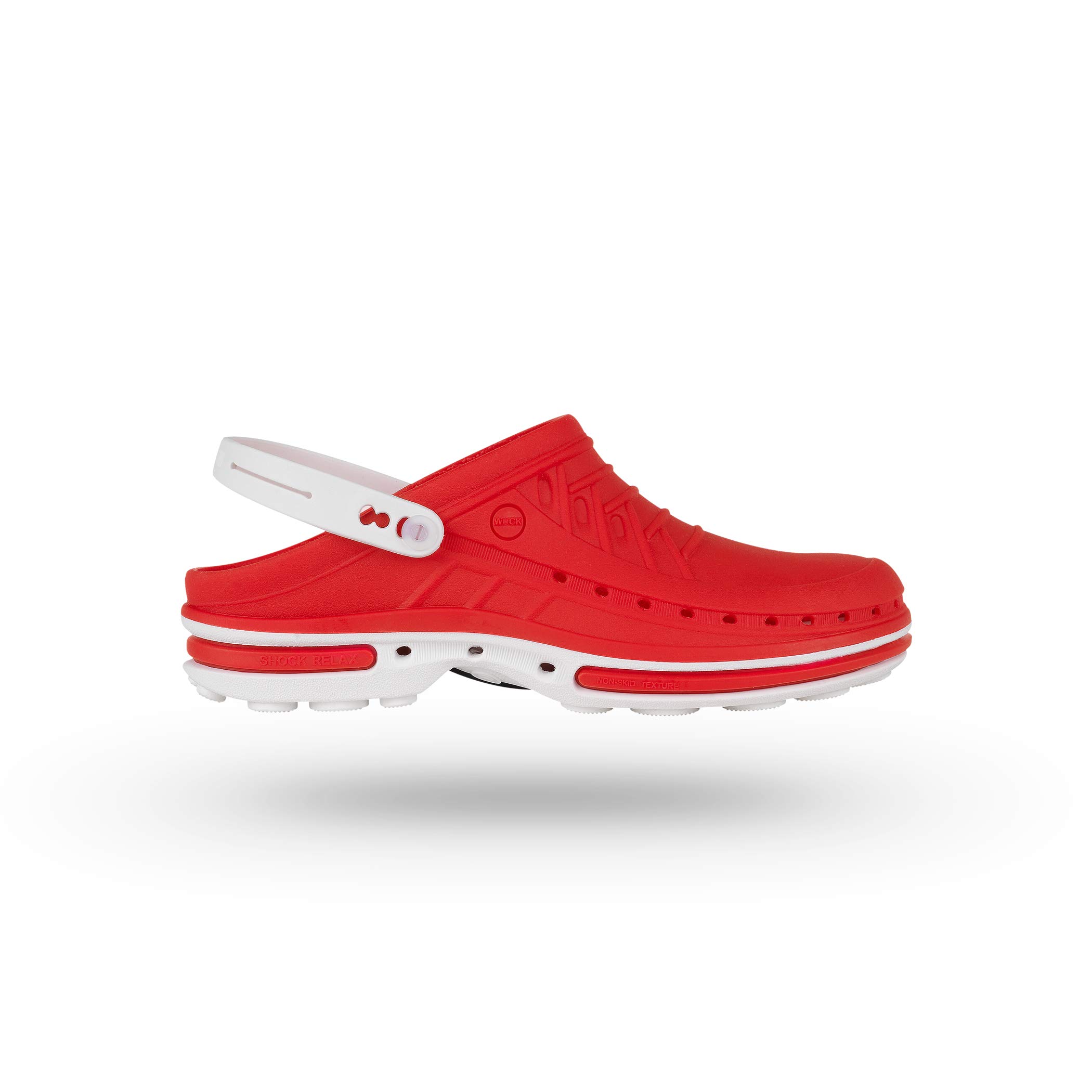 WOCK Clog con Cinturino e Steri-Tech Soletta, Zoccoli Lavoro Sanitario Donna e Uomo - Sterilizzabile, Antistatico, Traspirante e Antiscivolo