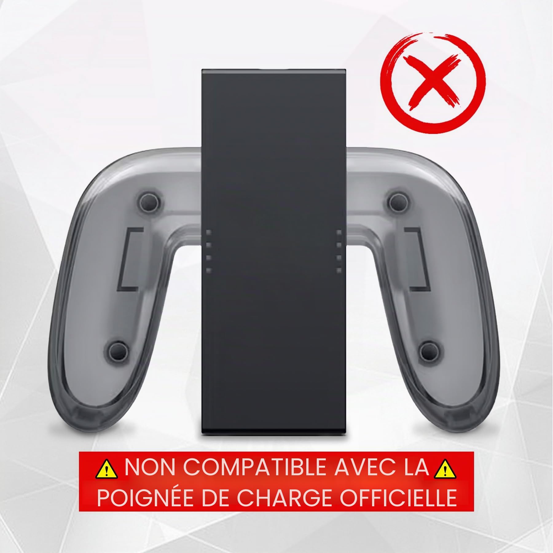 playvital Coque pour Switch 2 Accessoire Protection pour Nintendo Switch 2 Housse Grip pour Joycon avec Capuchon Joystick/Autocollant/Couvre-Boutons,Coque Rigide Dockable-Violet Clair
