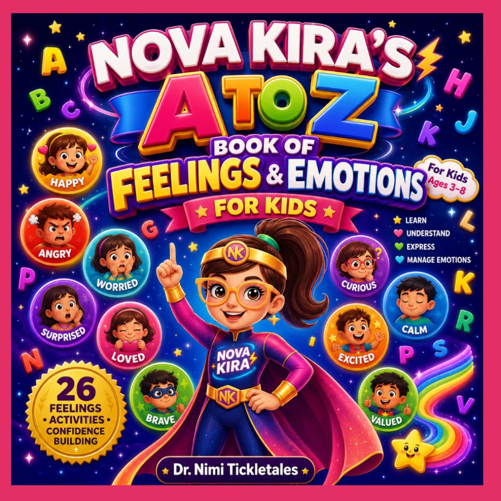 Nova Kira's A to Z Book of Feelings and Emotions For Kids: Mindfulness Activities, and Coping Skills for Kids