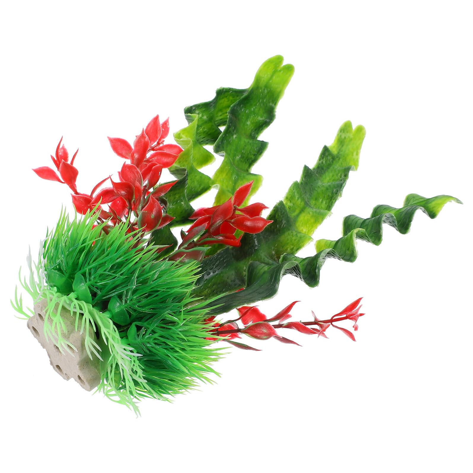 VILLCASE Artificial Aquarium Plants Decorative Fake Water Plants Green Plastic Aquarium Decor for Fish Tank Underwater Ornament for