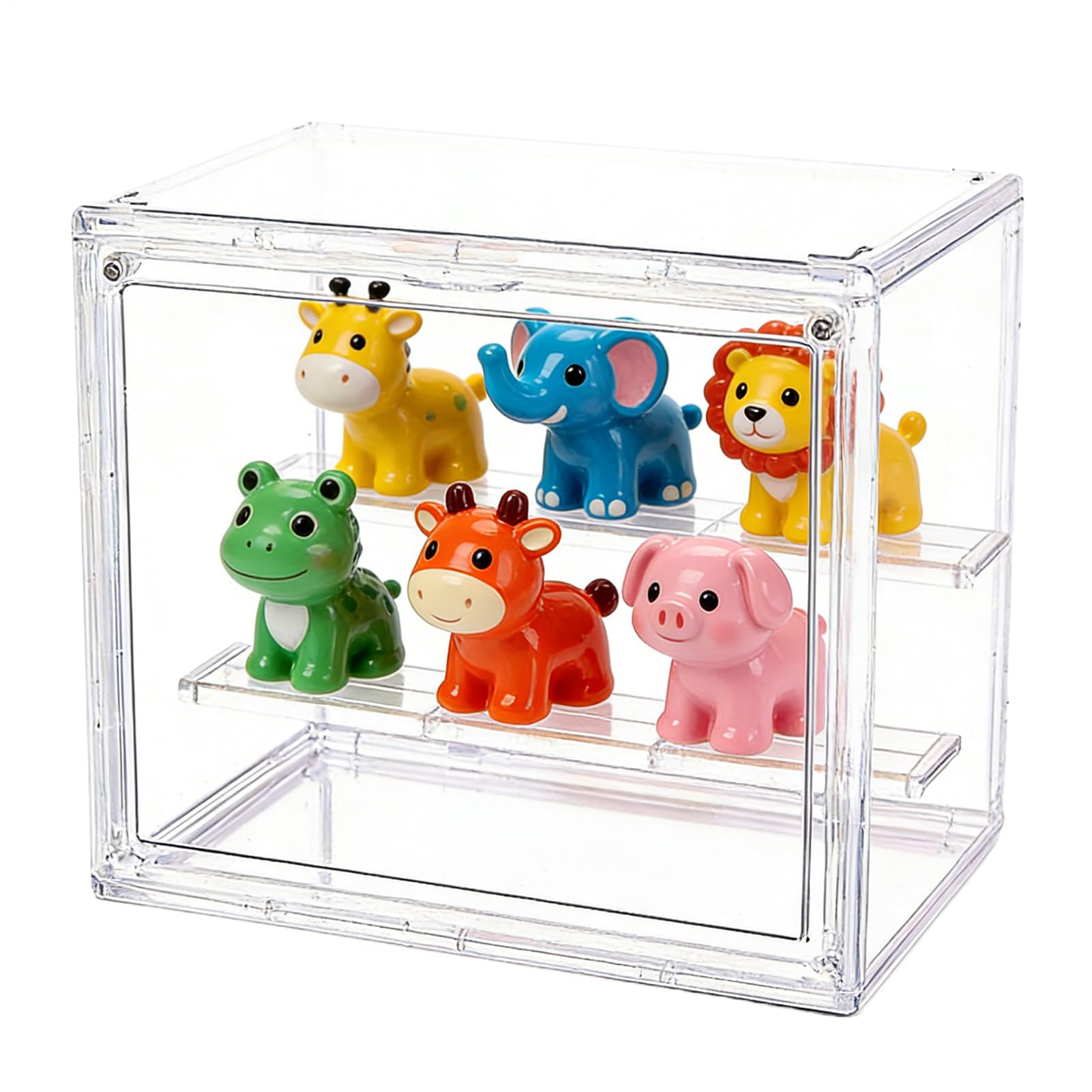 Support empilable pour figurines et étui de rangement modulable pour collection de bijoux