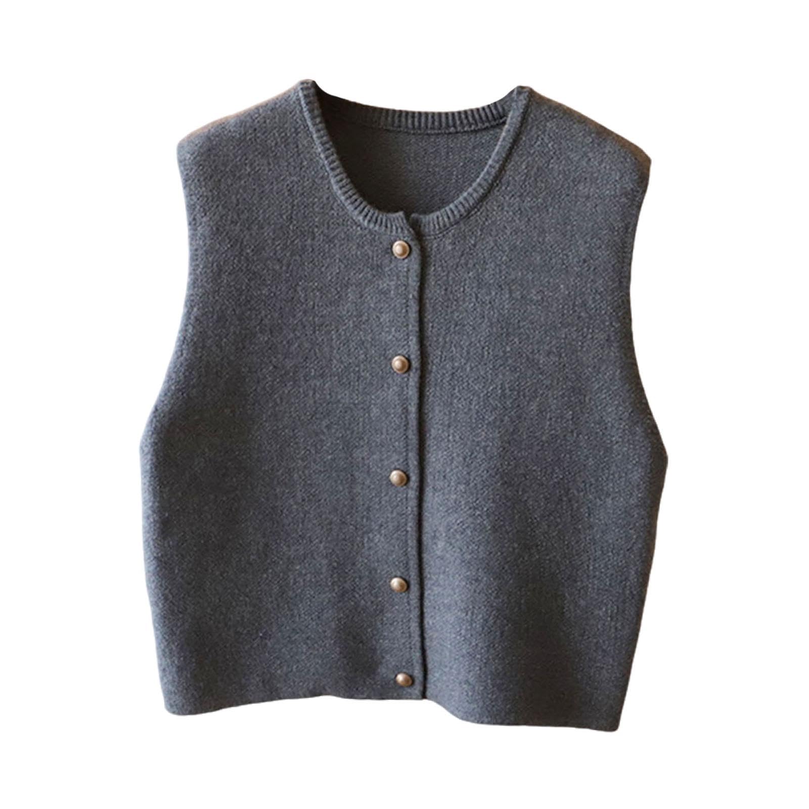club bollywood CLUB BOLLYWOOD®CB-Knitted Vest Clothes Modern Sport Vintage Style Lightweight Sleeveless Gilet Grey|Clothing Shoes & Accessories |Womens Clothing |Coats & Jackets|1 Knitted Vest-picture-43