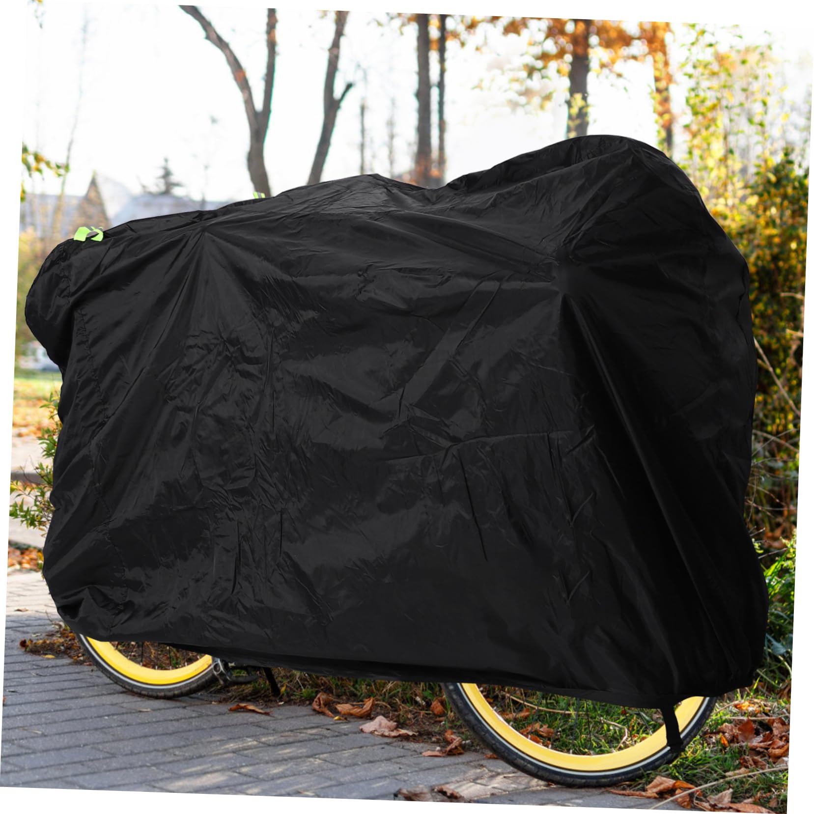 Copribicicletta Nero in Oxford per Bici Elettriche e Mountain Bike